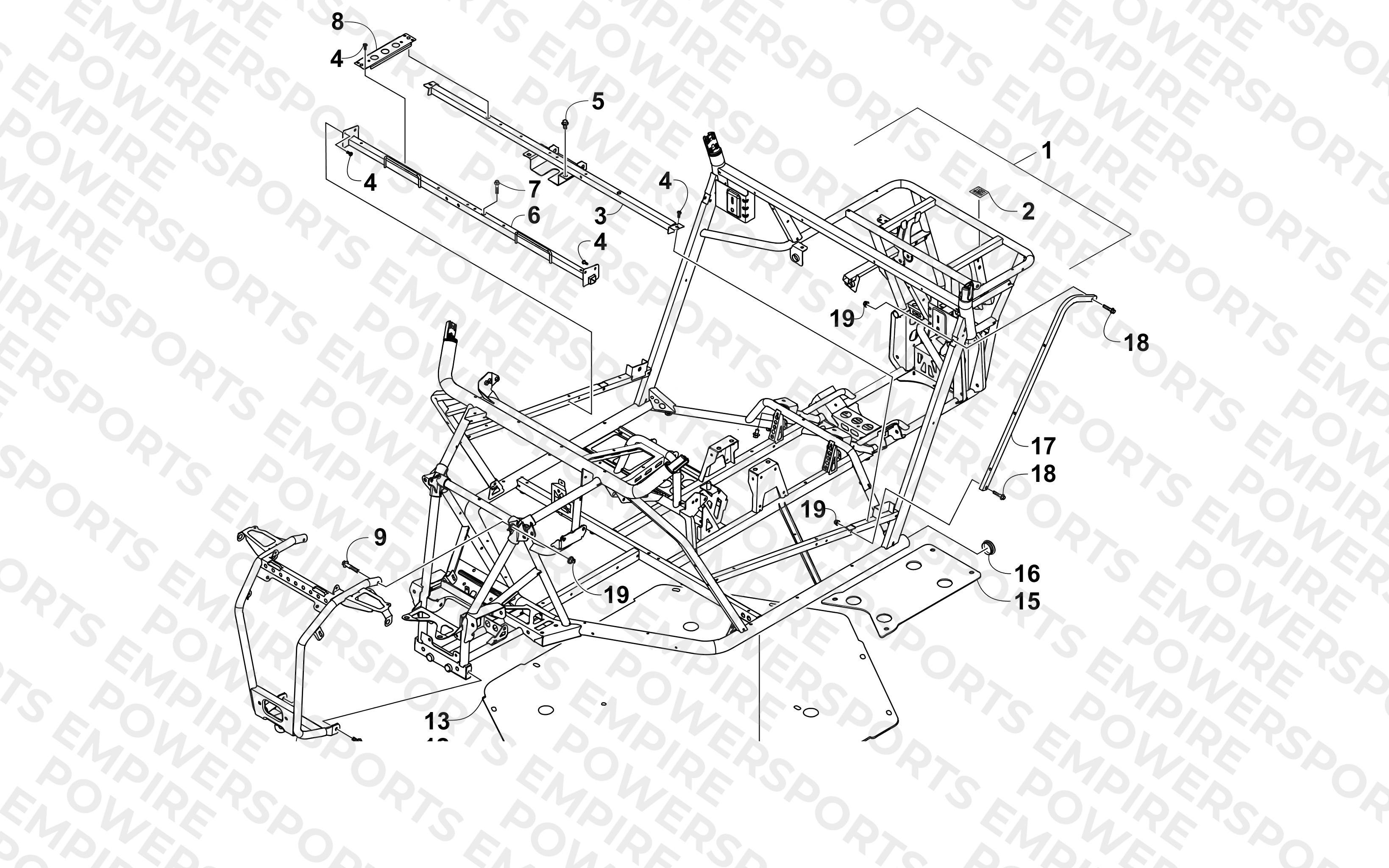 FRAME AND RELATED PARTS