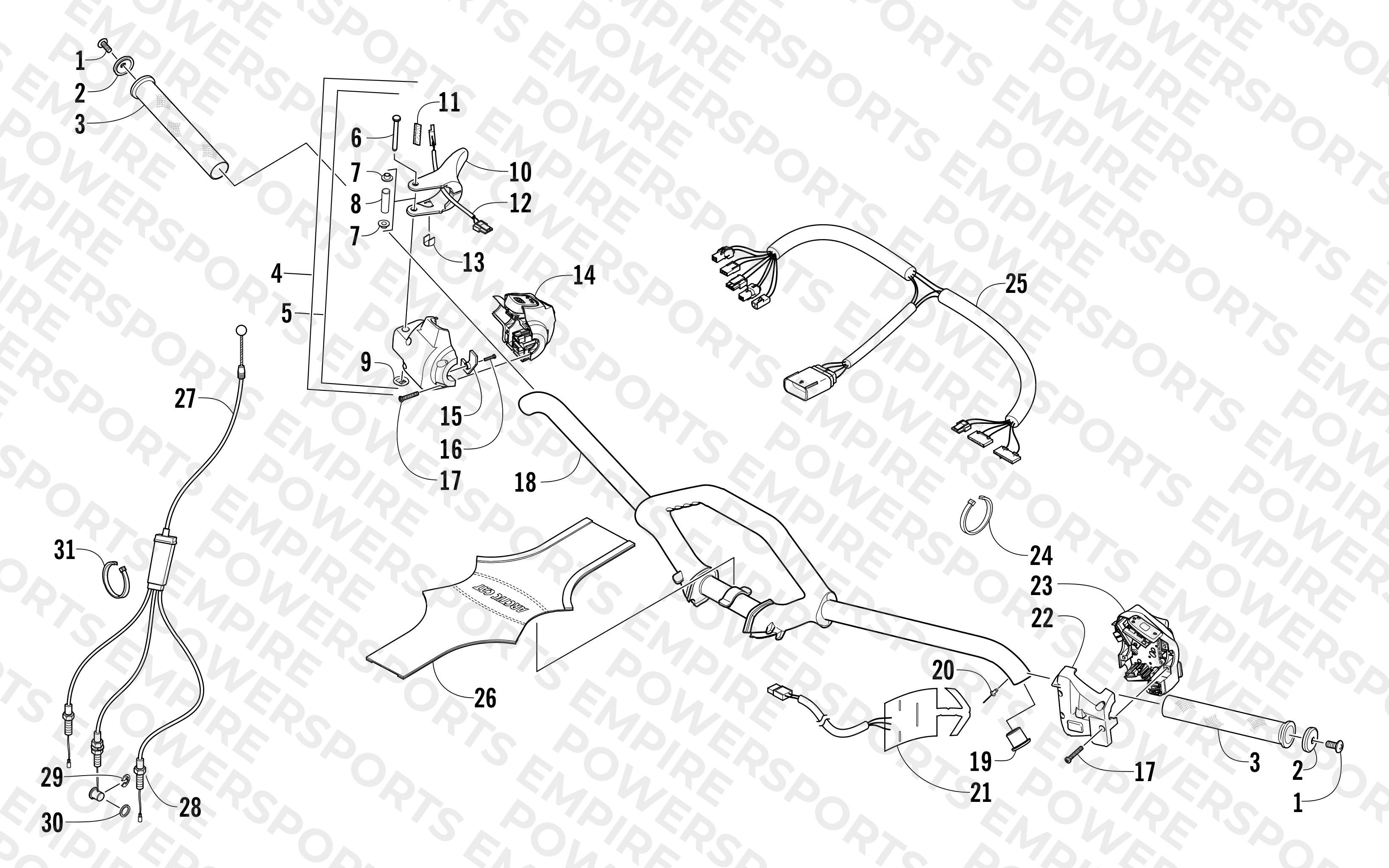 HANDLEBAR AND CONTROLS