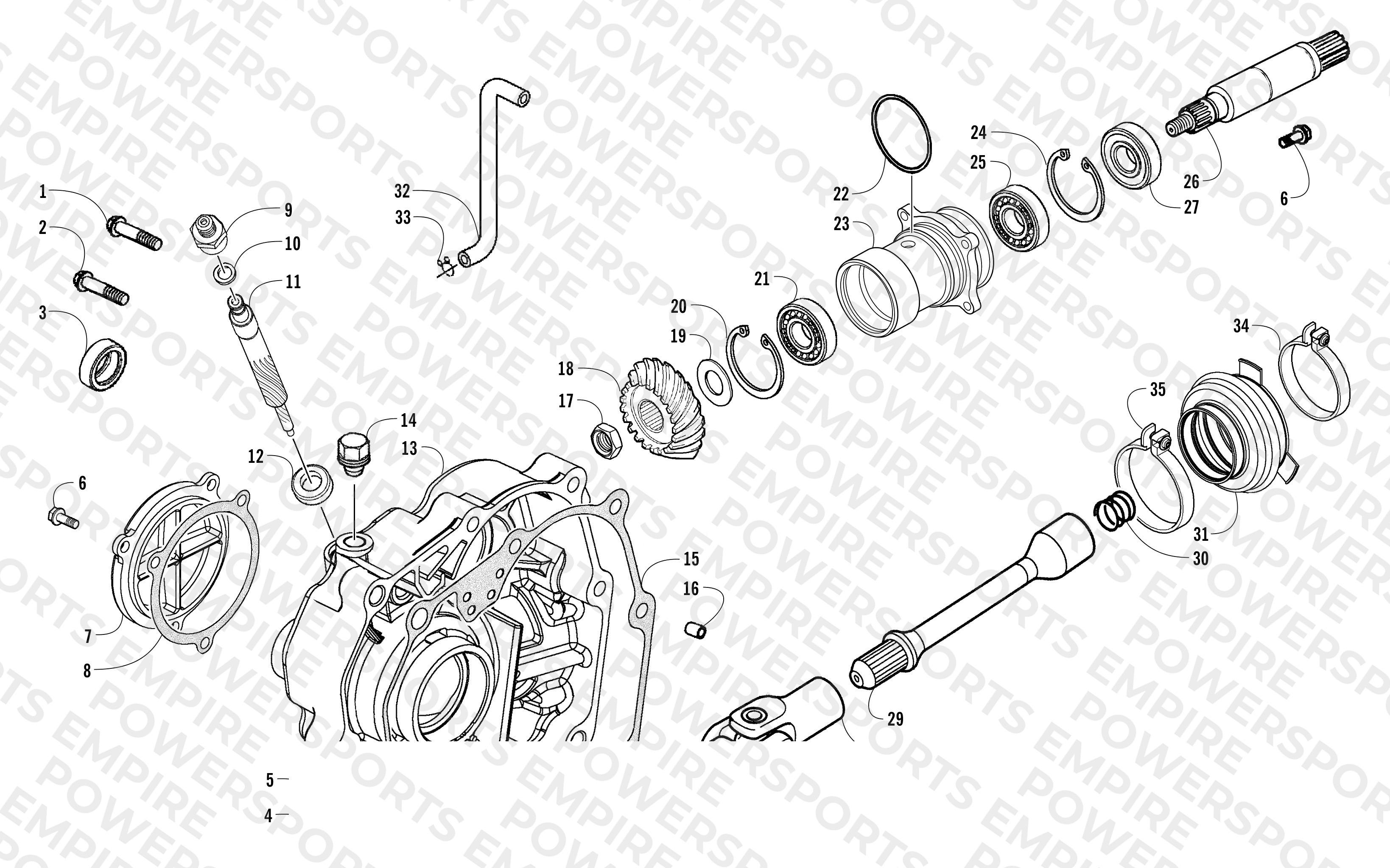 TRANSMISSION CASE ASSEMBLY