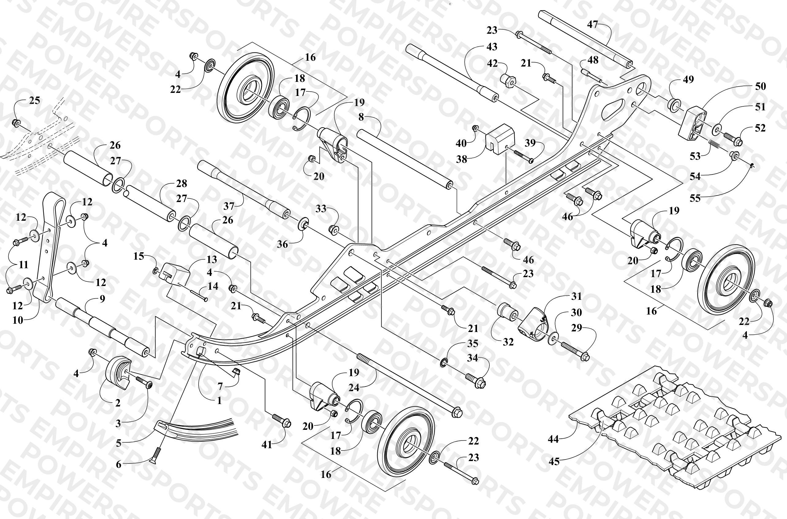 REAR SUSPENSION RAIL ASSEMBLY