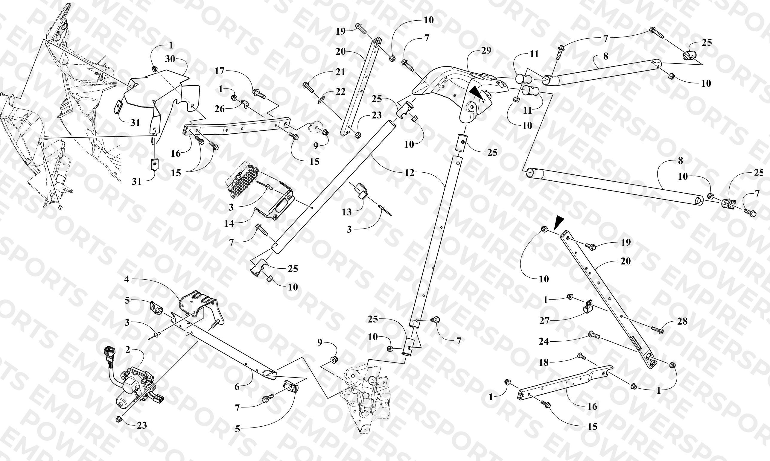 STEERING SUPPORT ASSEMBLY