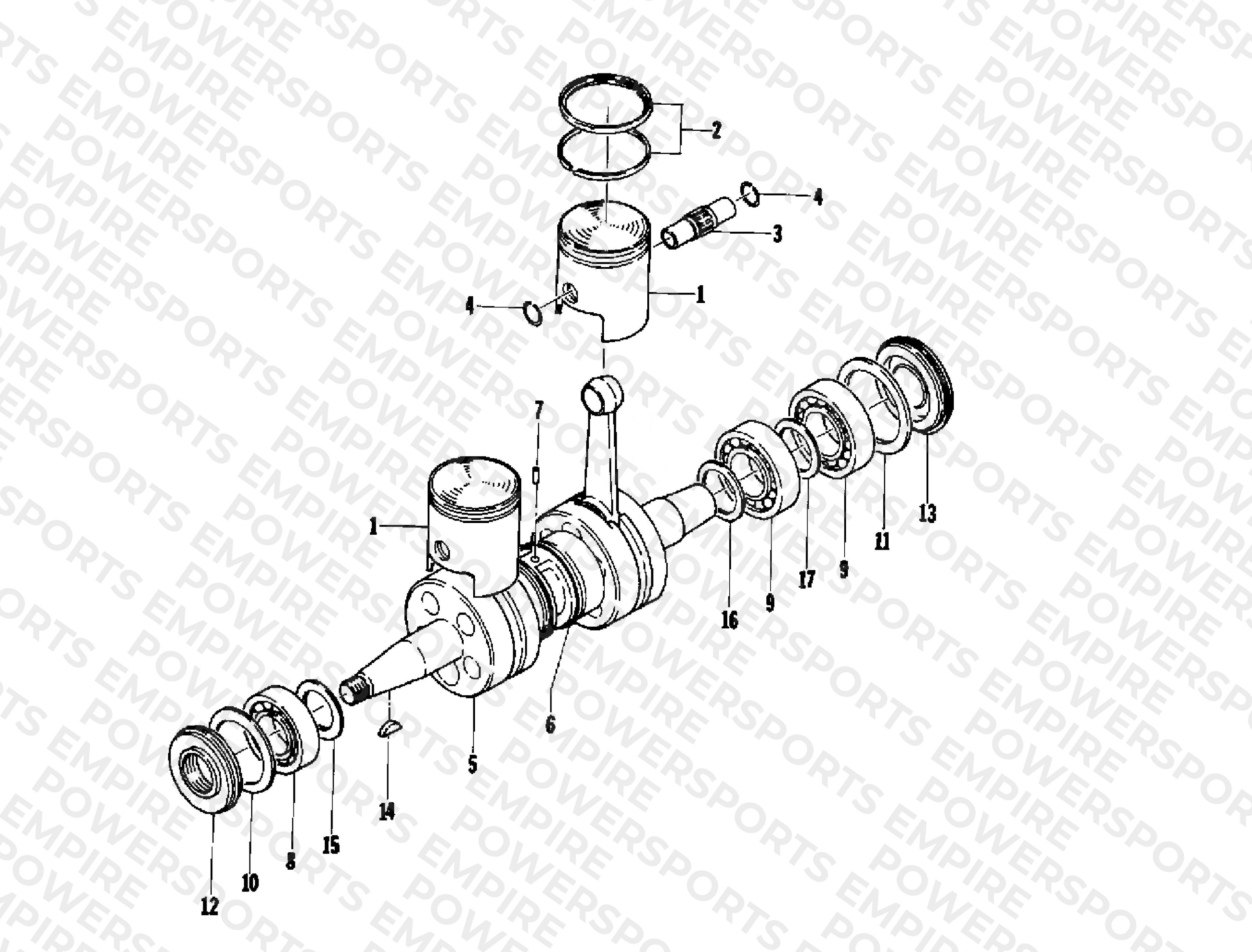 PISTON AND CRANKSHAFT