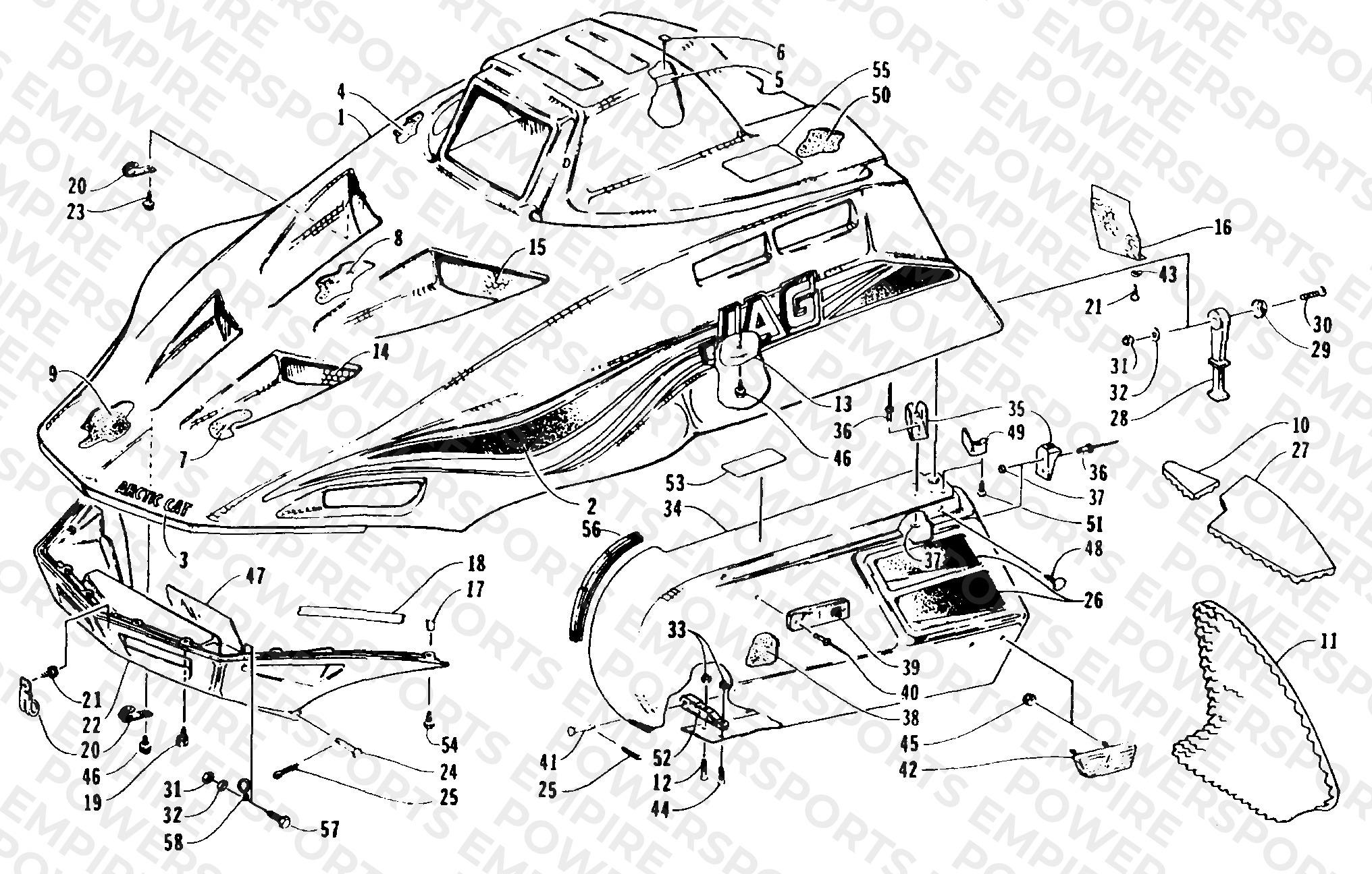 HOOD AND SIDE PODS