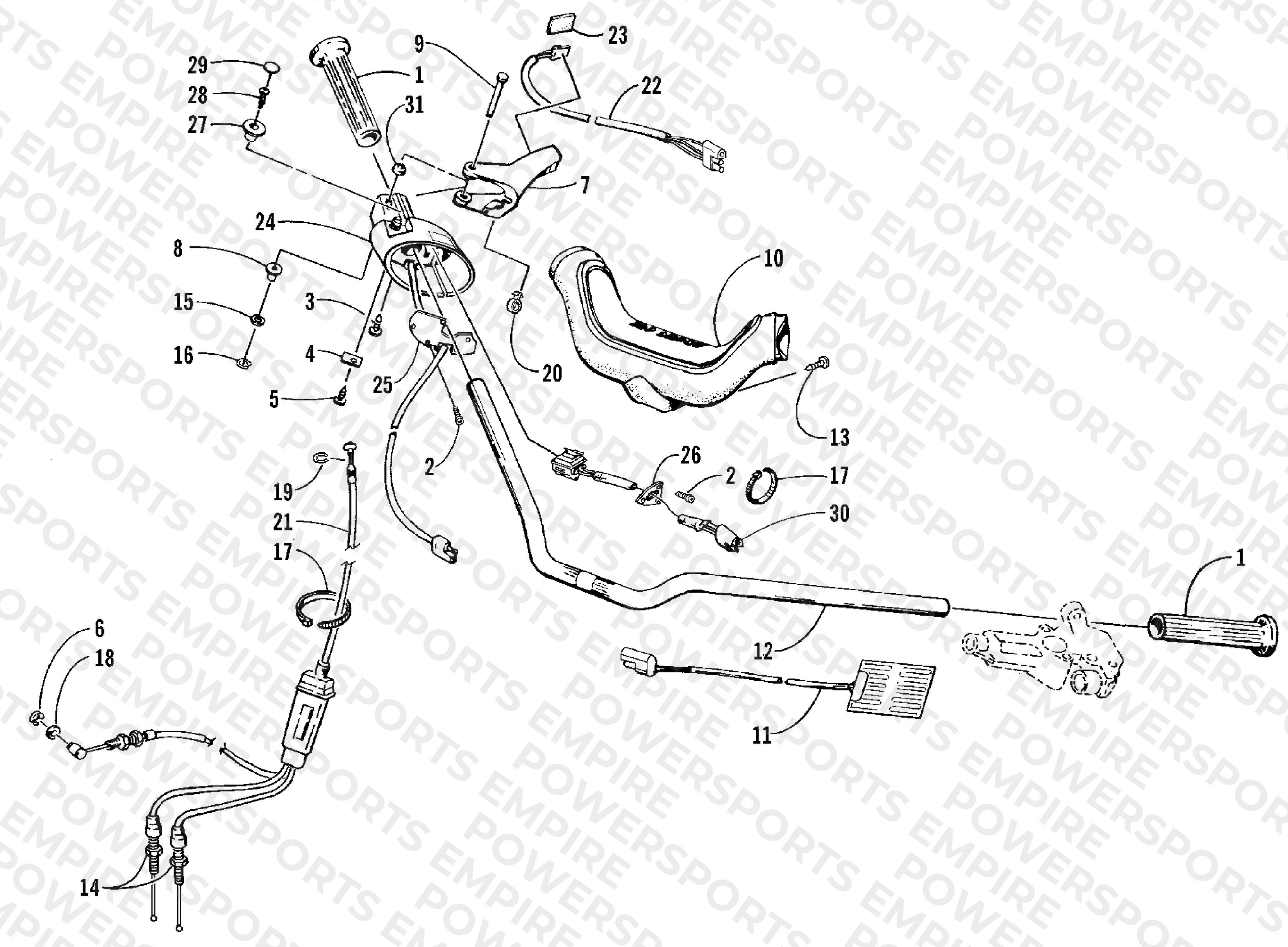 HANDLEBAR AND CONTROLS