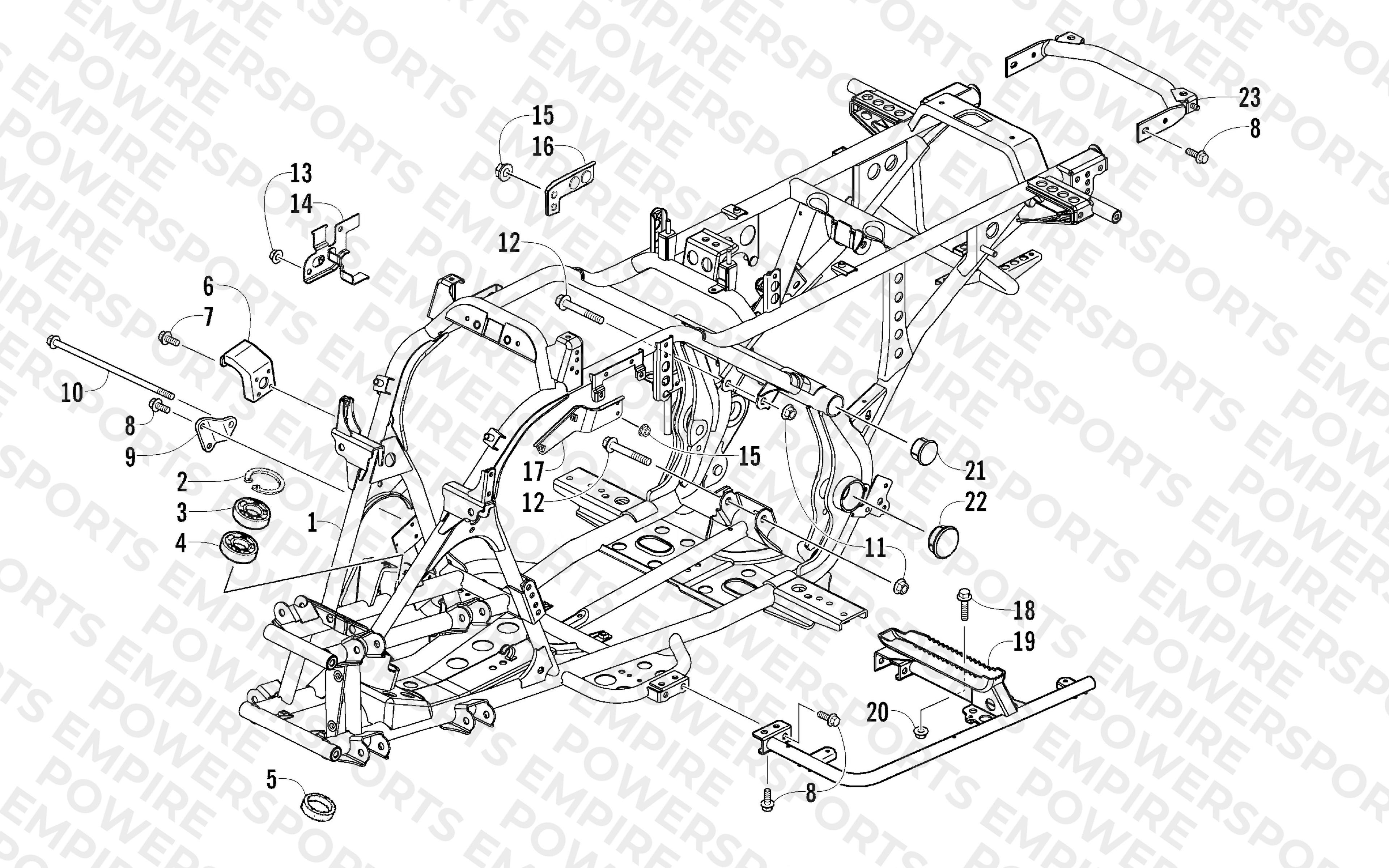 FRAME AND RELATED PARTS