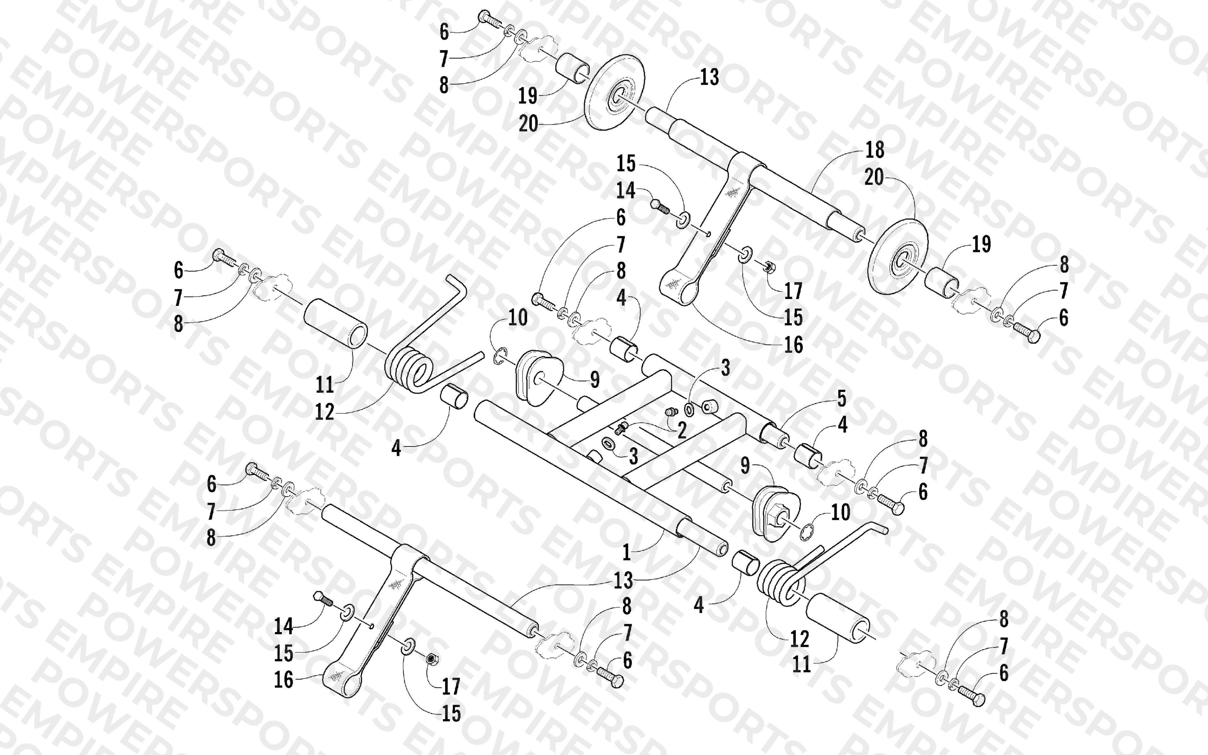 REAR SUSPENSION ARM ASSEMBLY