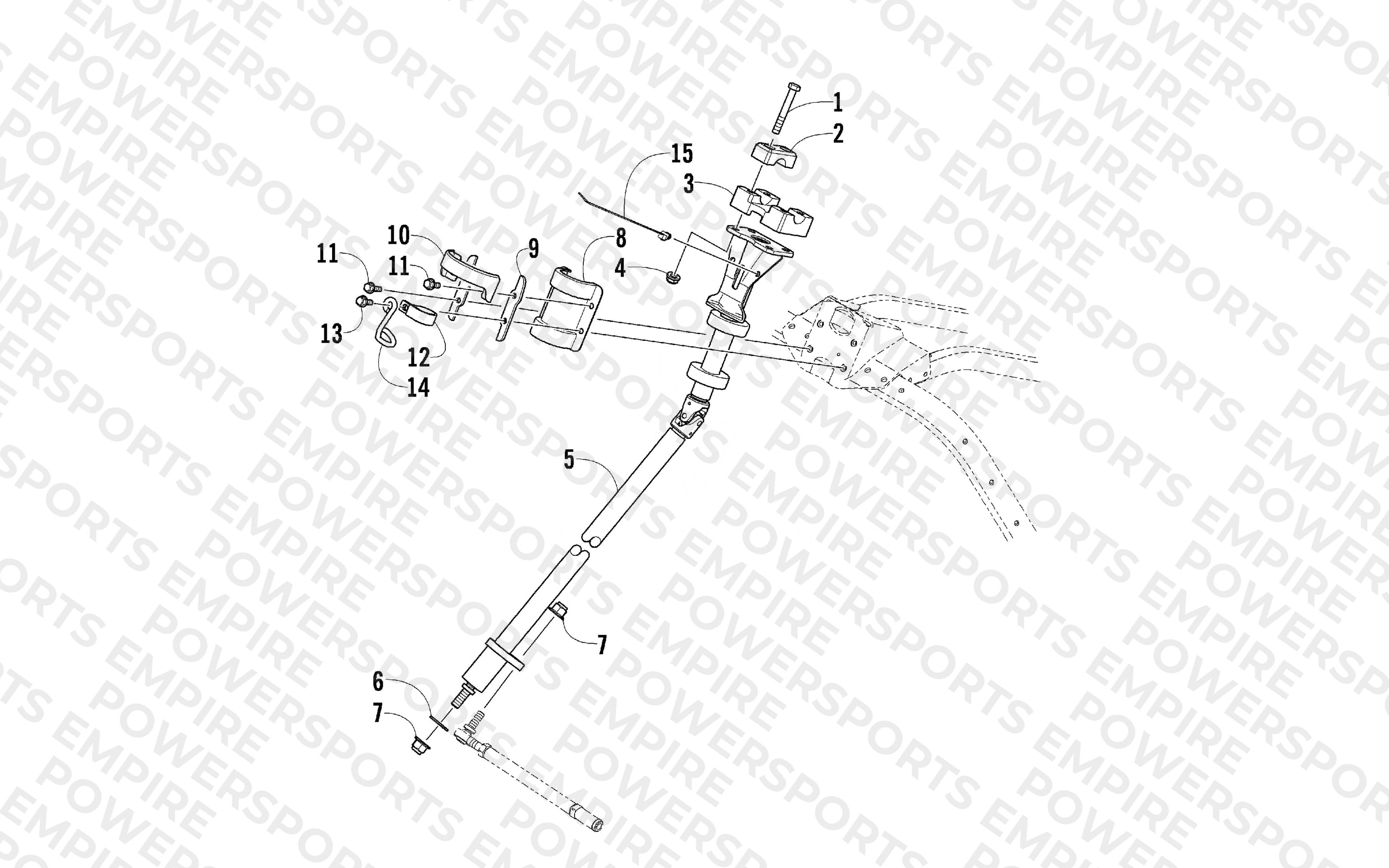 STEERING POST ASSEMBLY