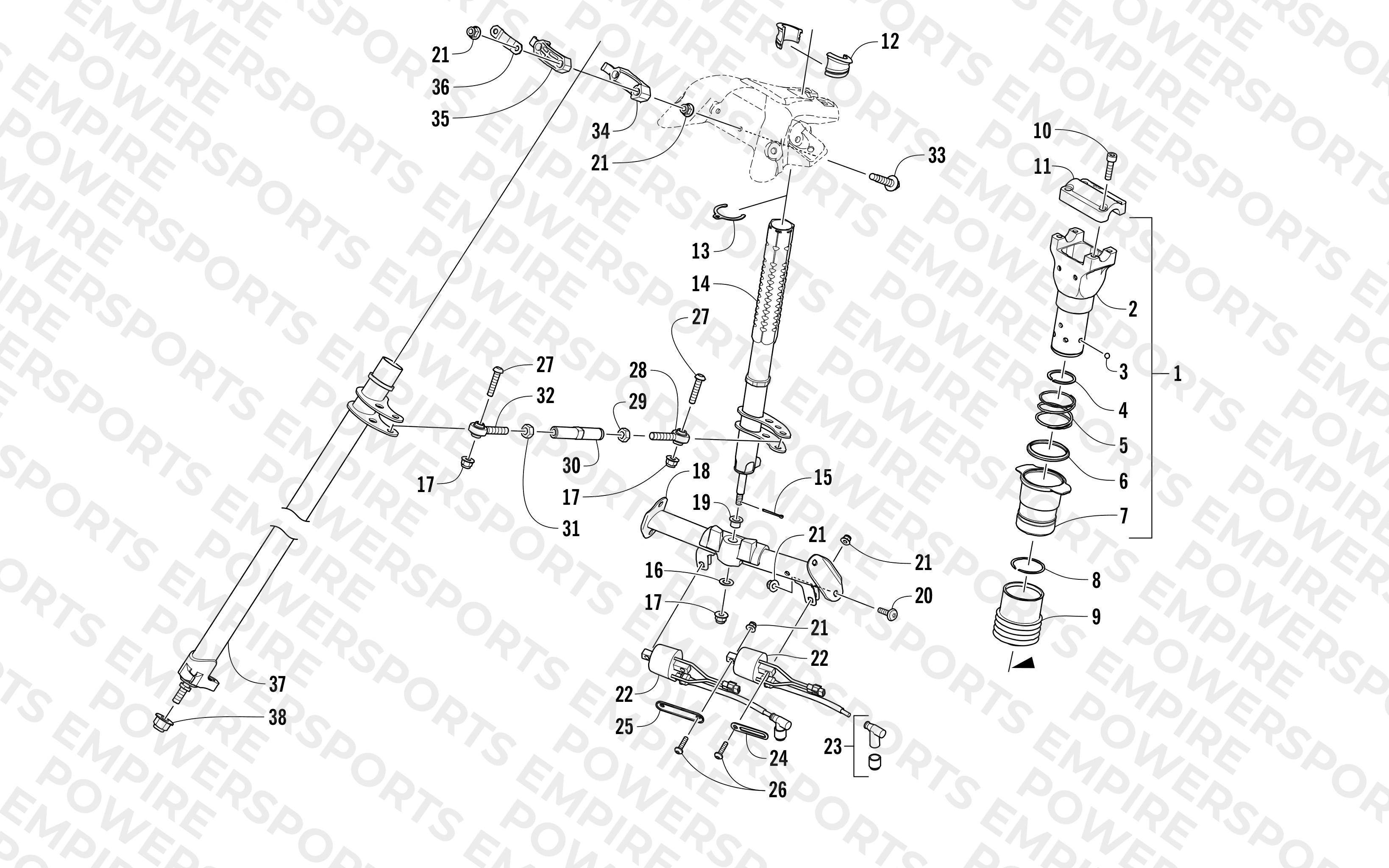 STEERING POST ASSEMBLY