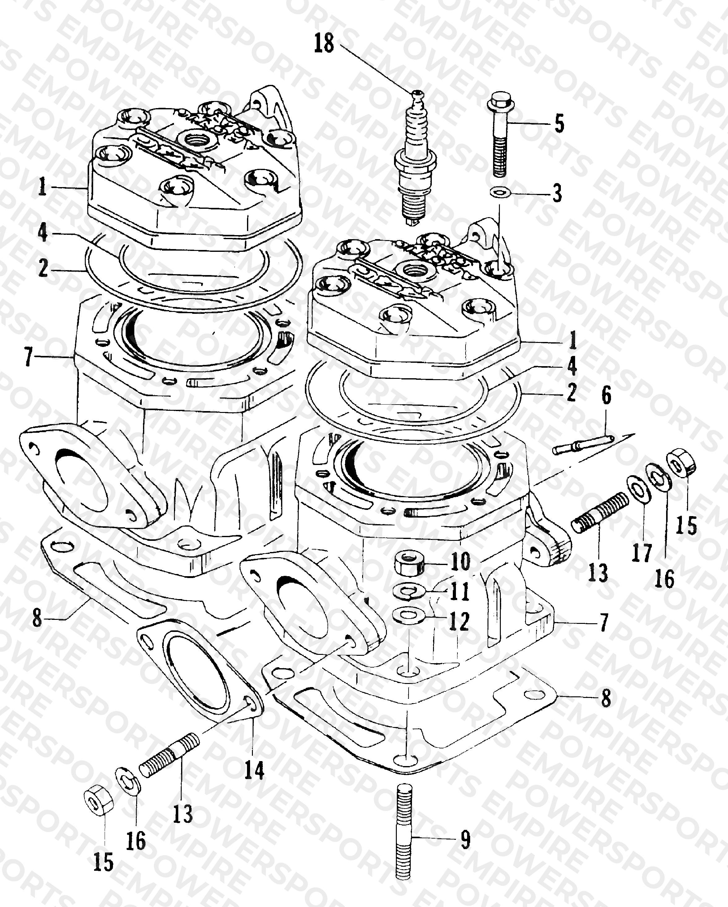 CYLINDER AND HEAD ASSEMBLY