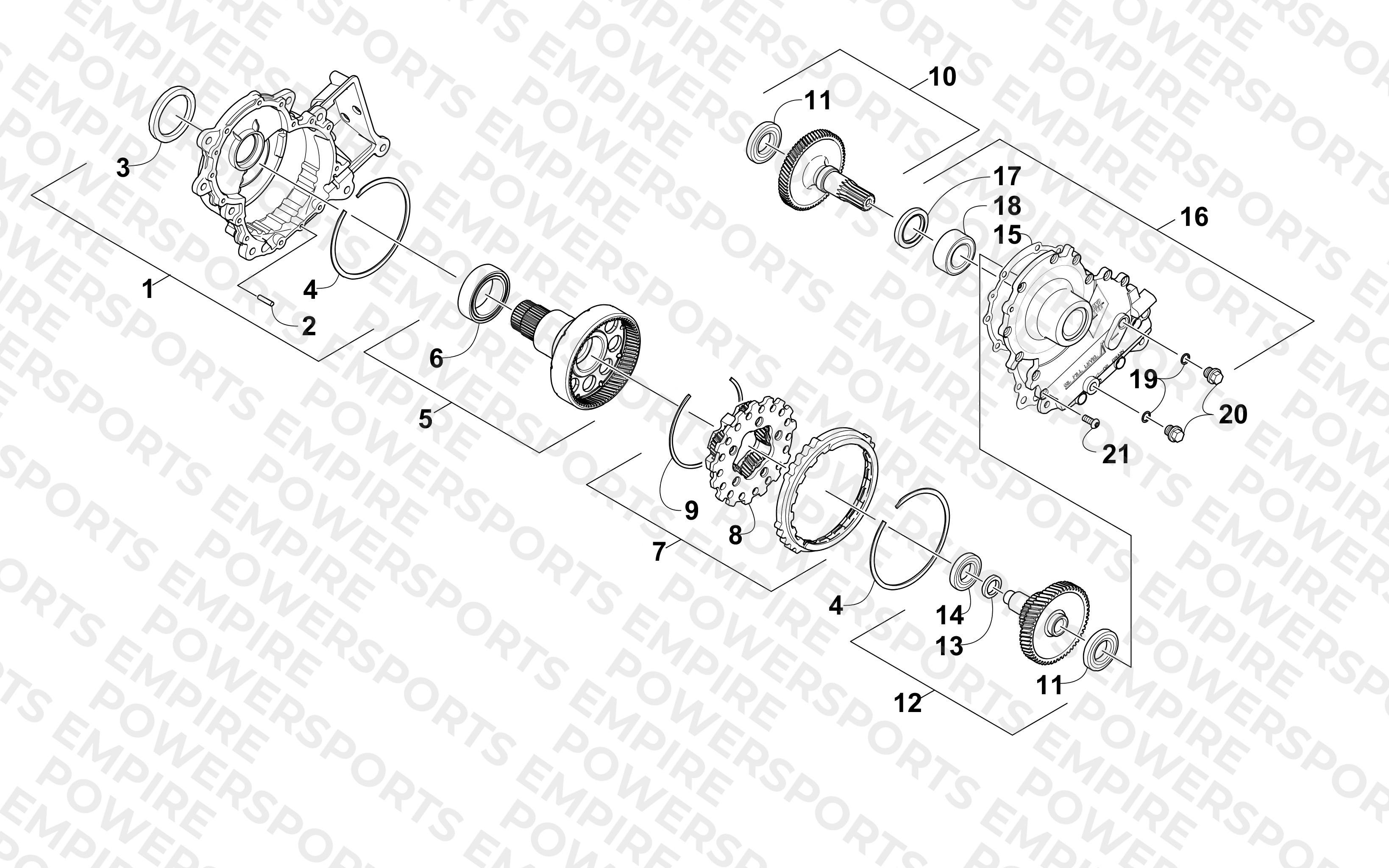 GEARCASE ASSEMBLY