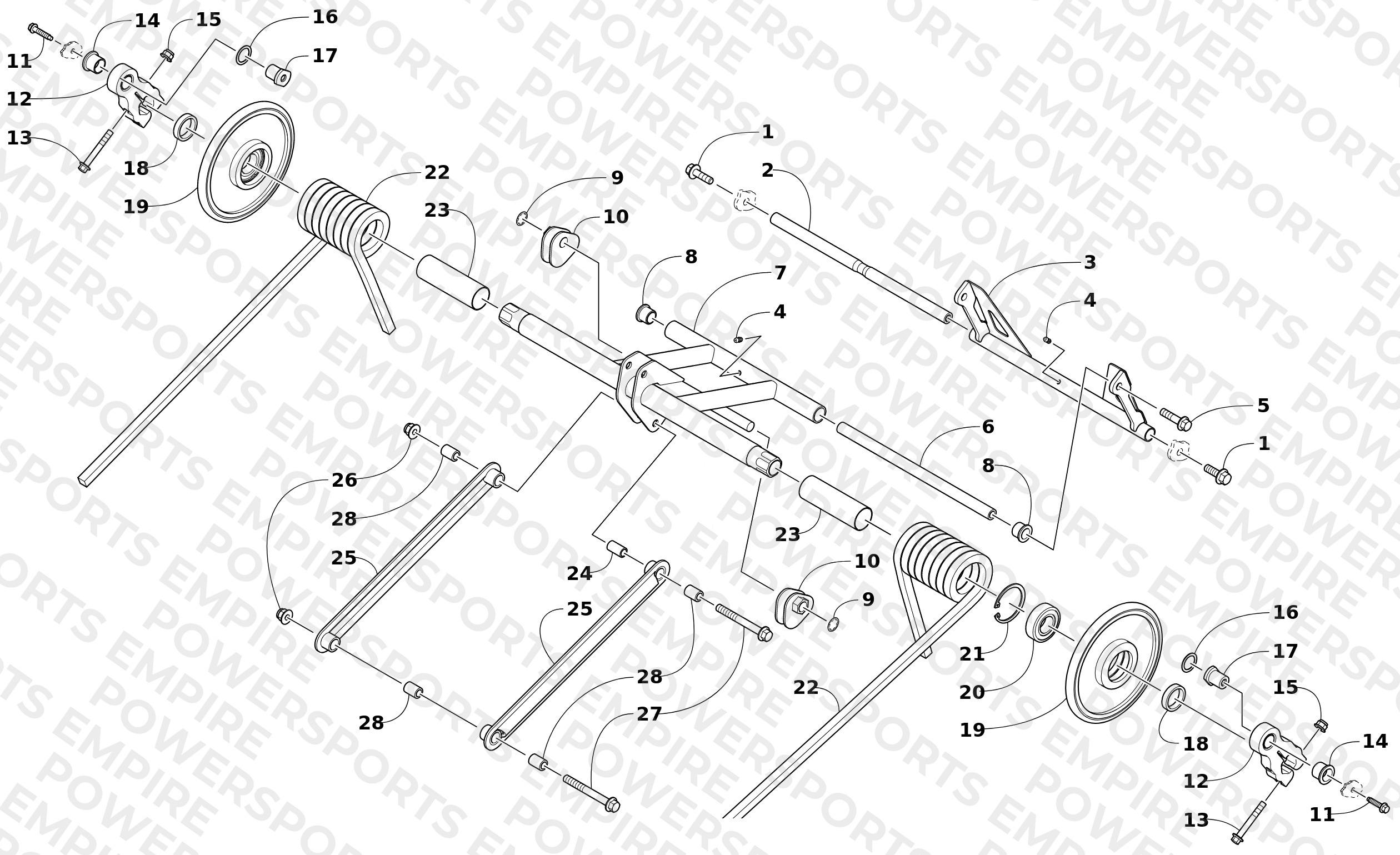 REAR SUSPENSION REAR ARM ASSEMBLY