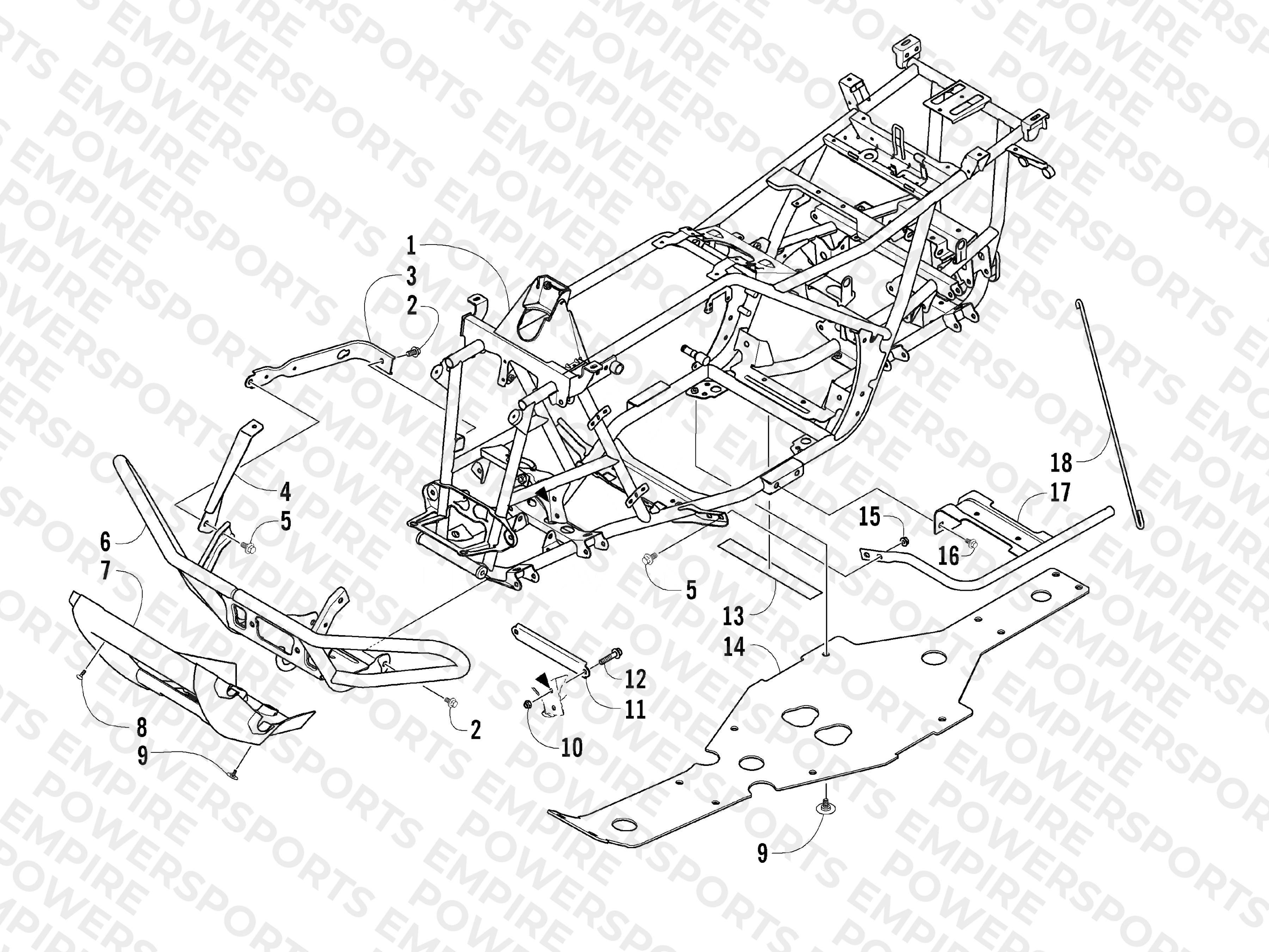 FRAME AND RELATED PARTS