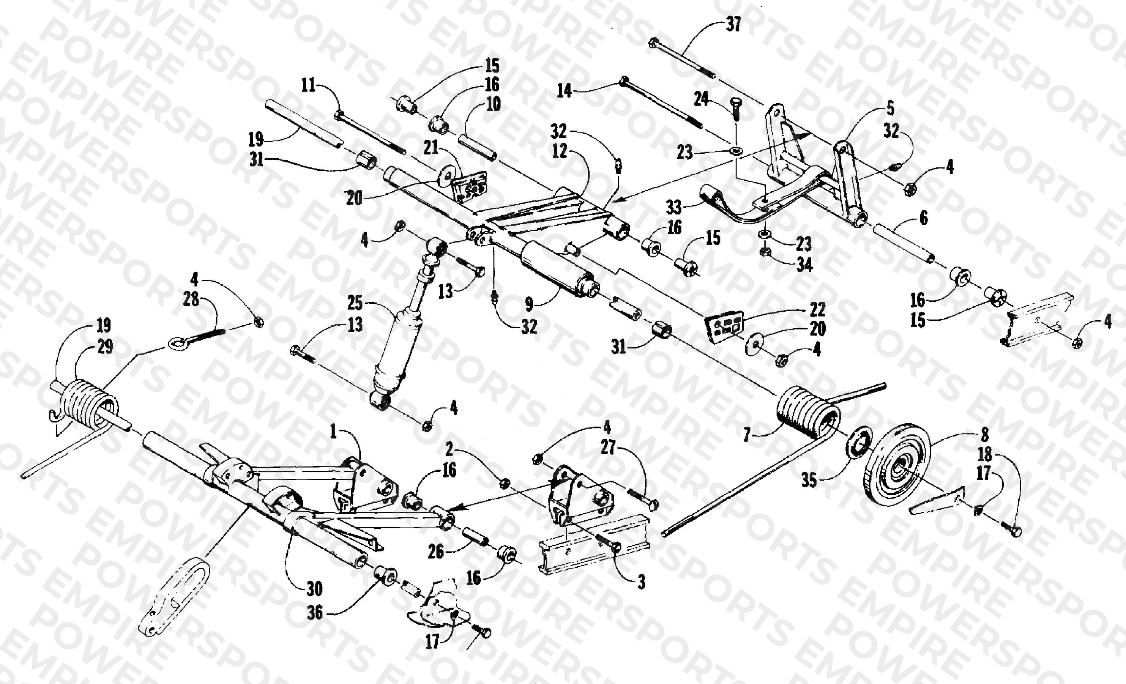 REAR SUSPENSION ARM ASSEMBLIES