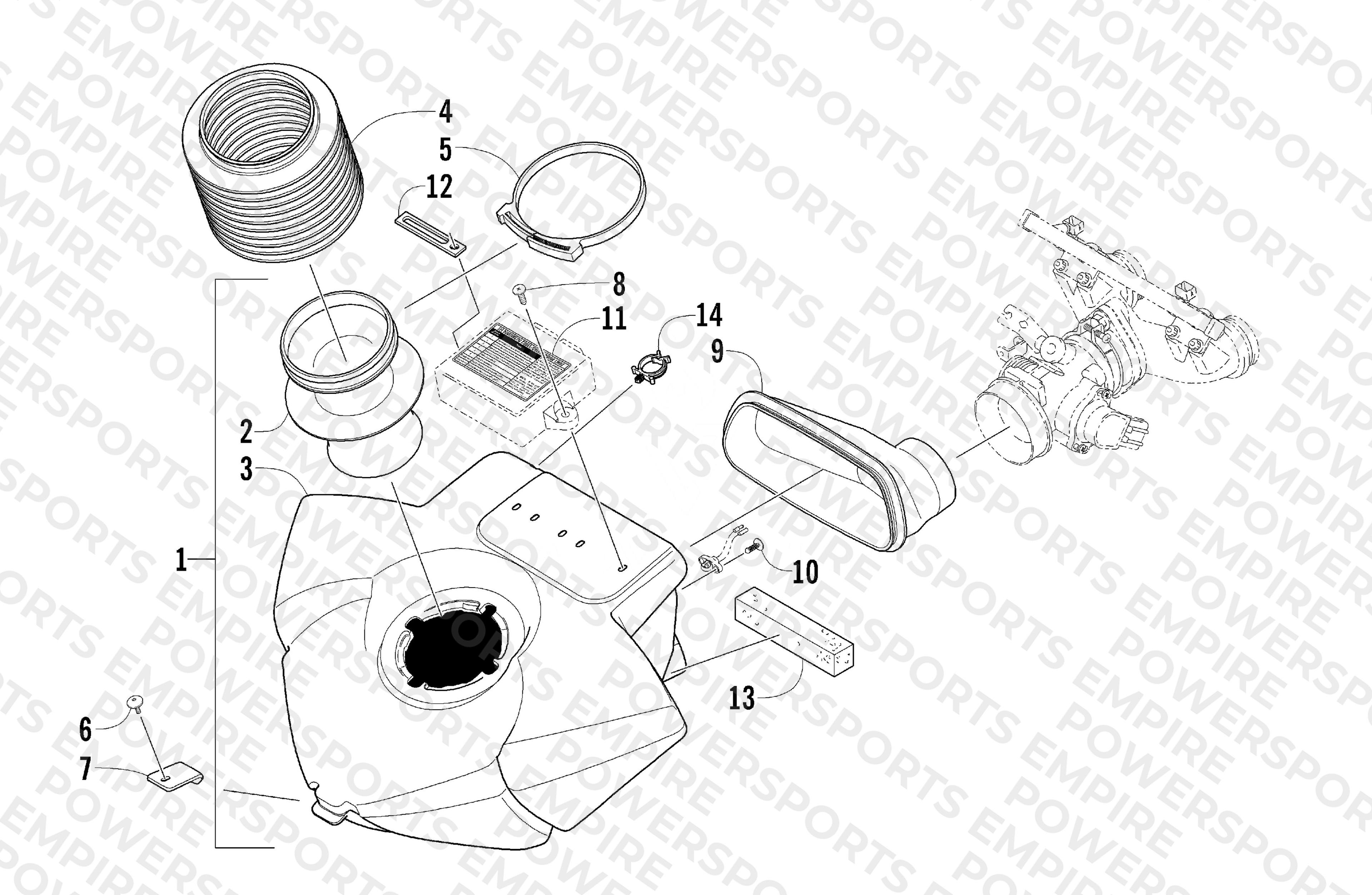 AIR SILENCER ASSEMBLY