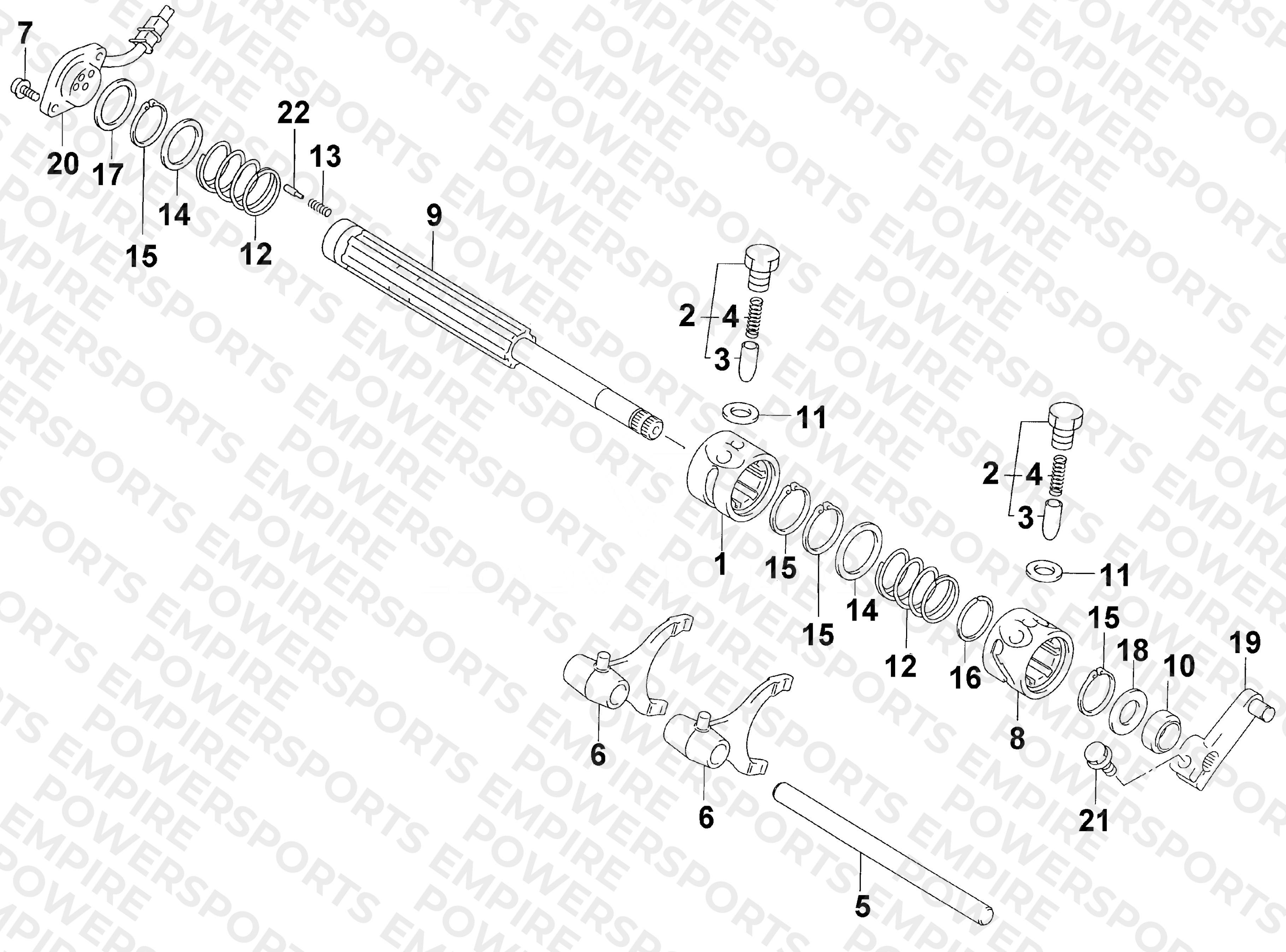 GEAR SHIFTING ASSEMBLY