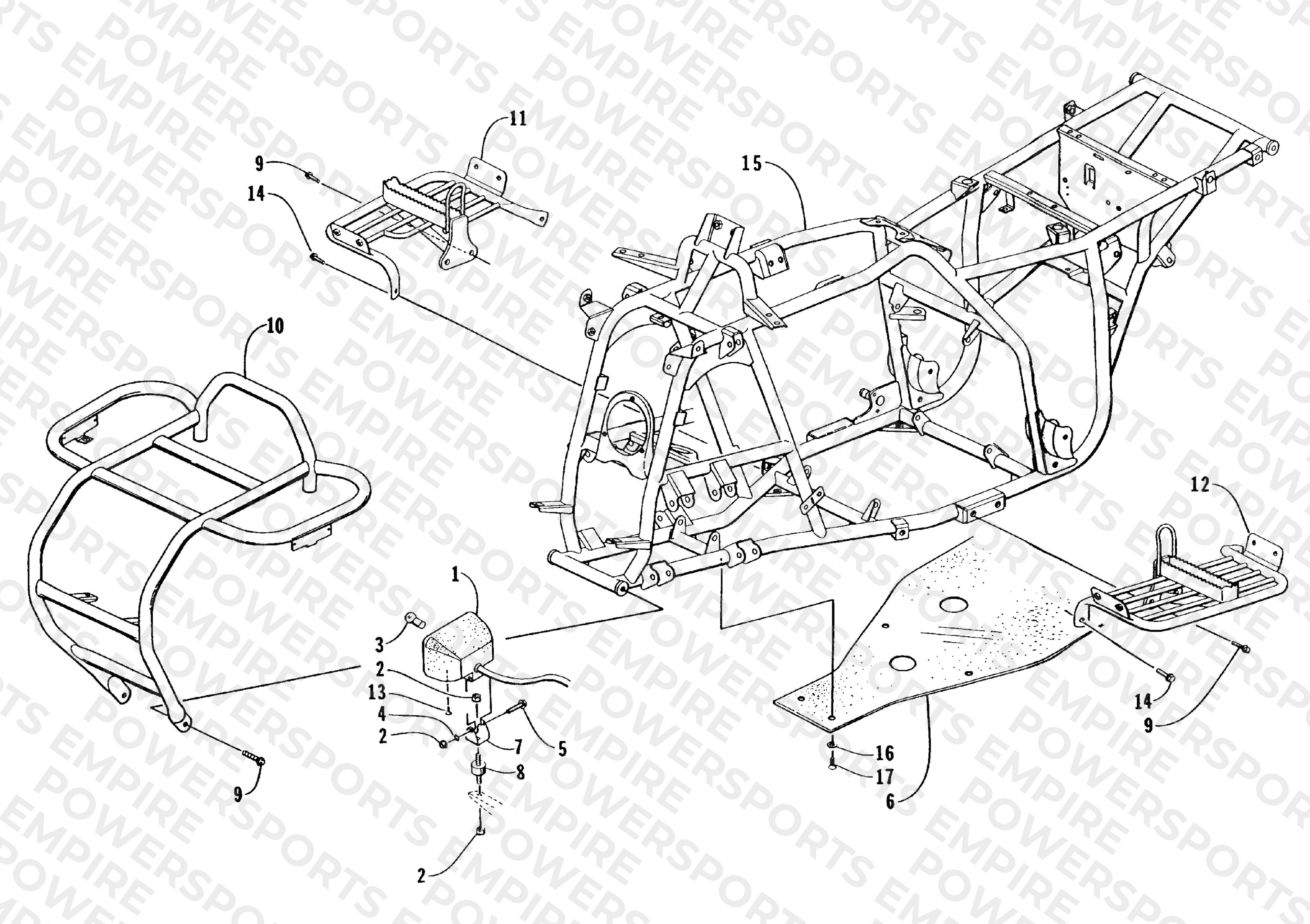 FRAME AND RELATED PARTS