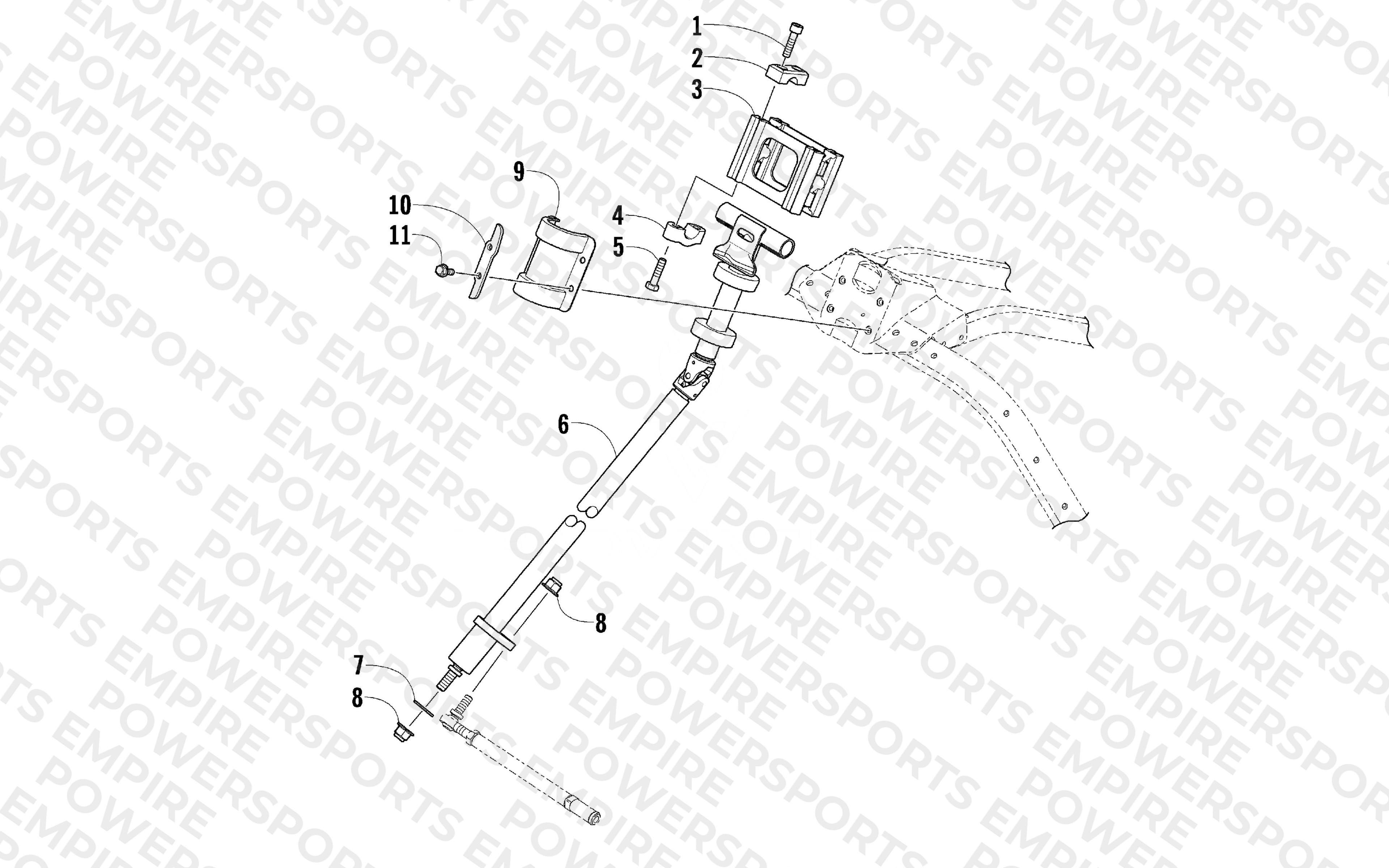 STEERING POST ASSEMBLY