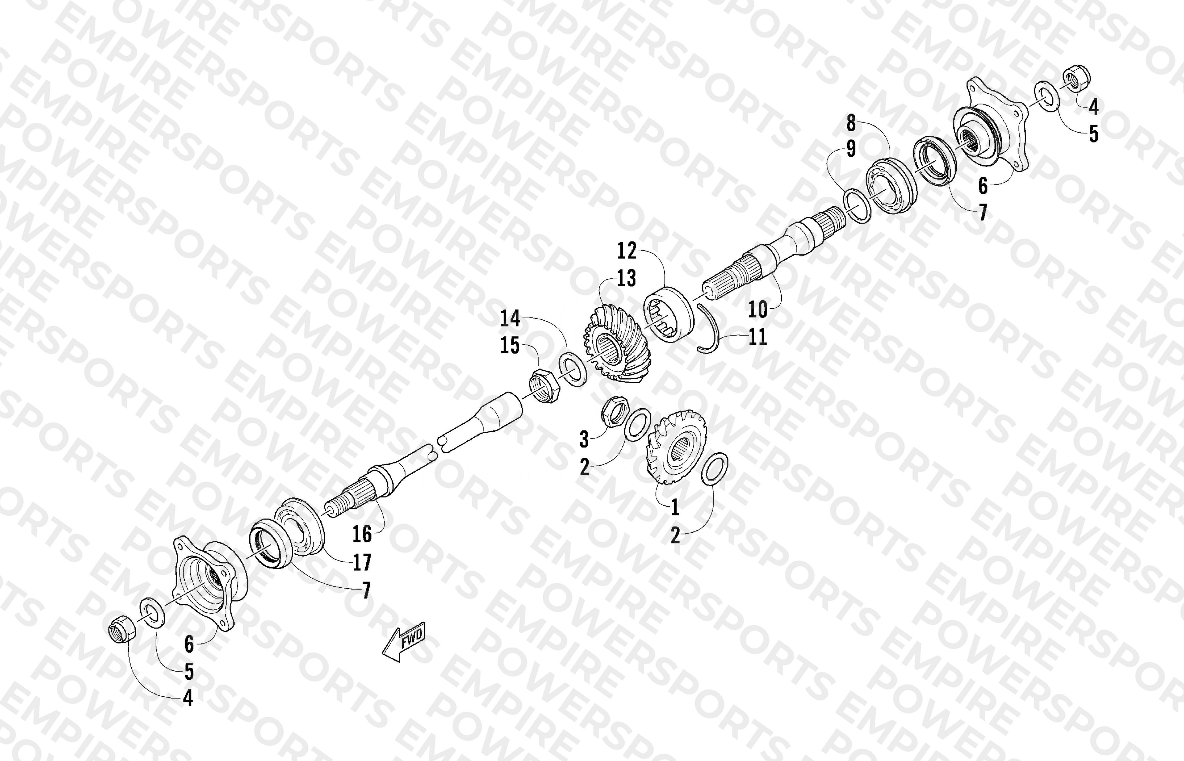 SECONDARY DRIVE ASSEMBLY