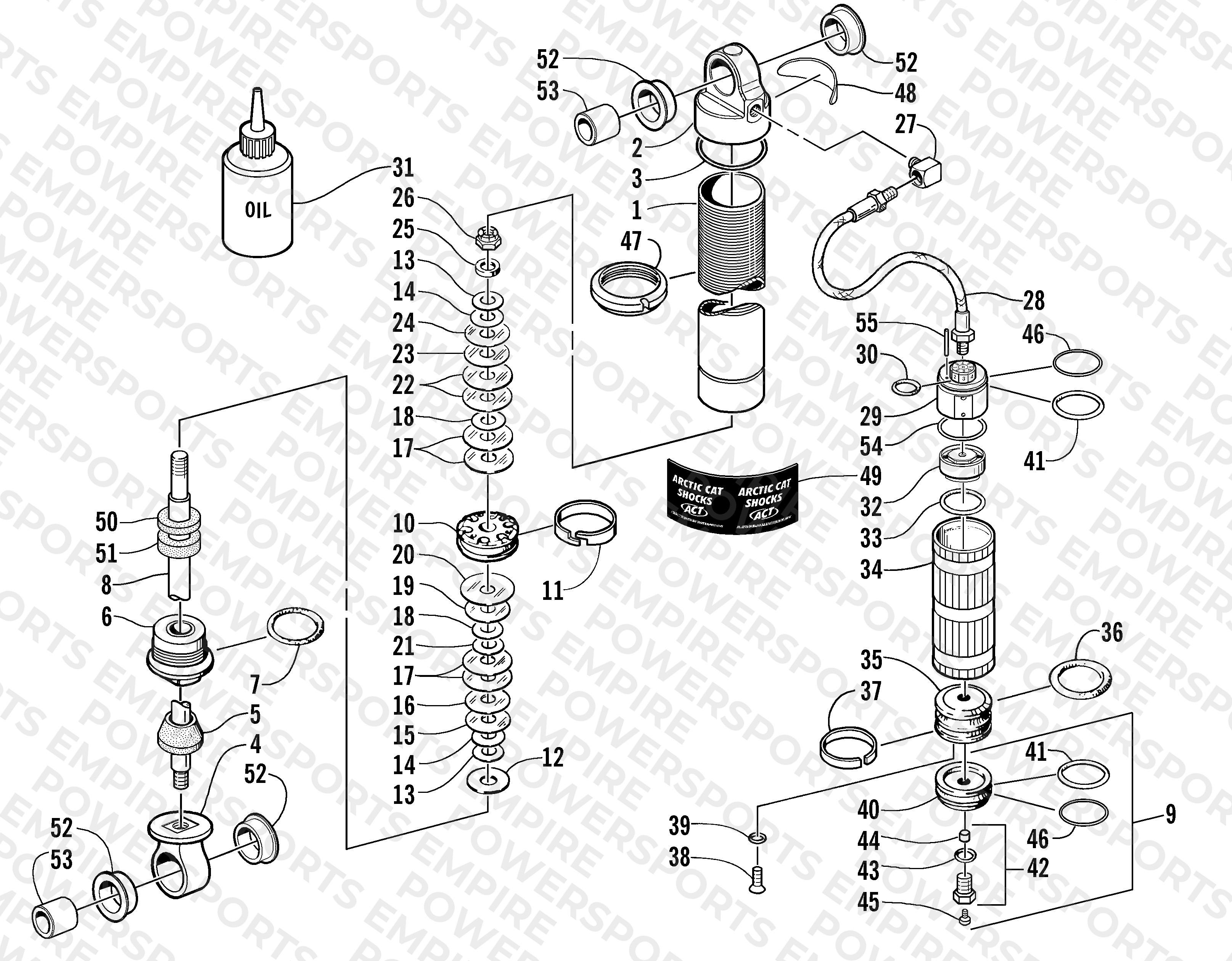 FRONT SUSPENSION SHOCK ABSORBER