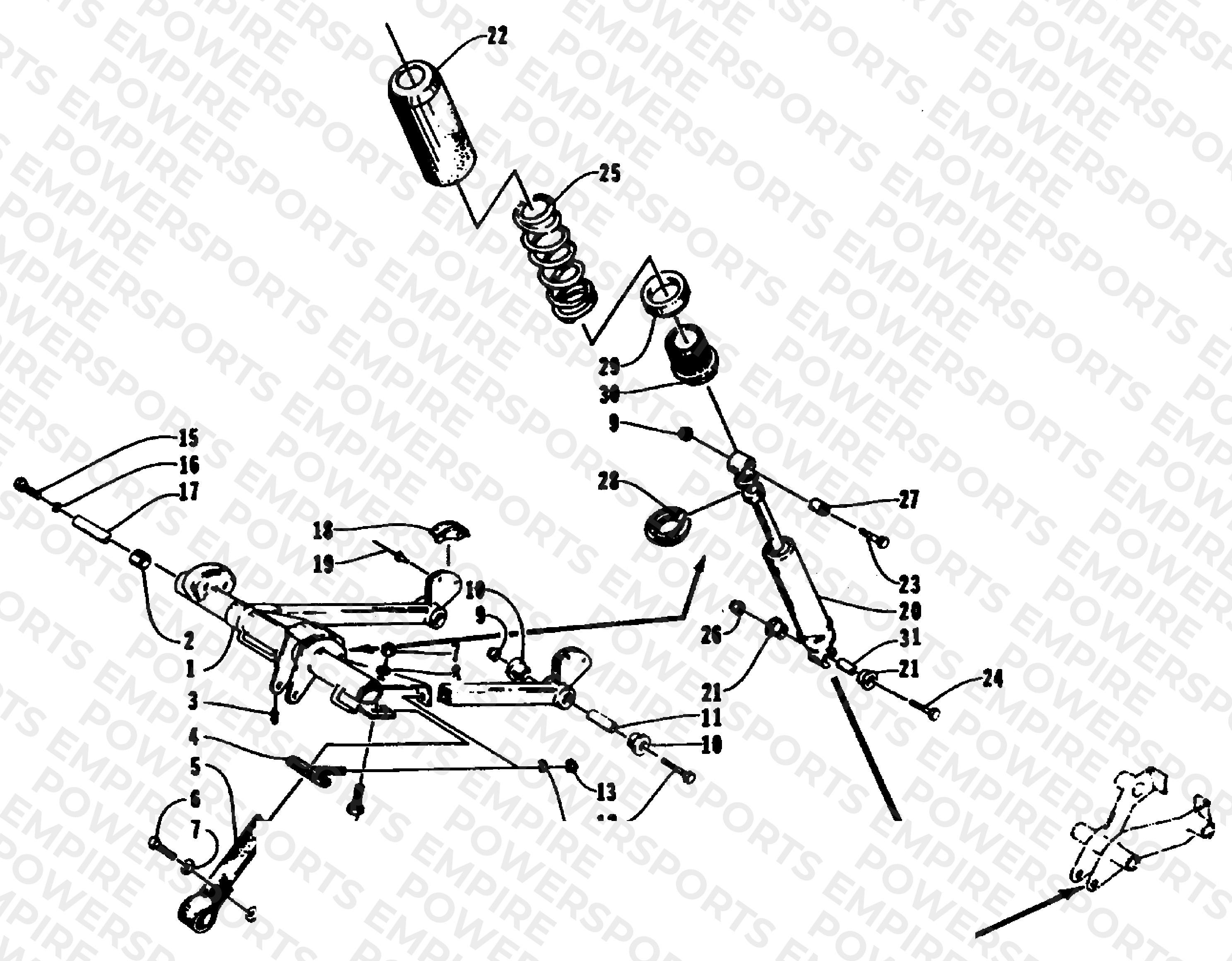 REAR SUSPENSION - FRONT ARM ASSEMBLIES