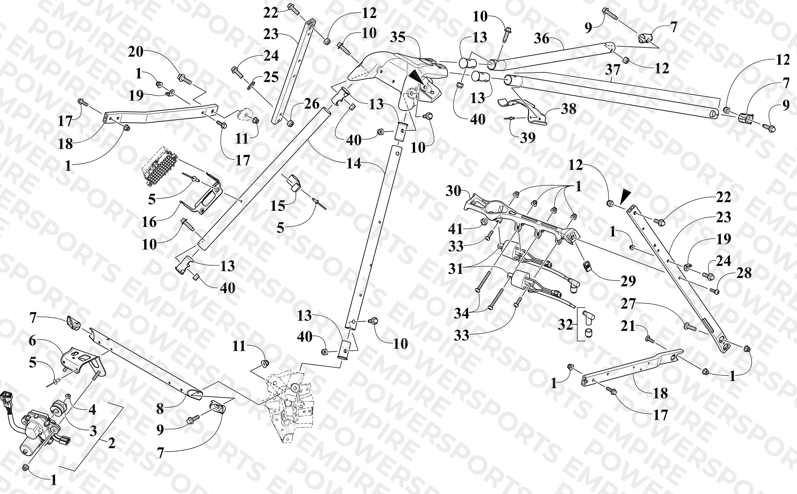STEERING SUPPORT ASSEMBLY