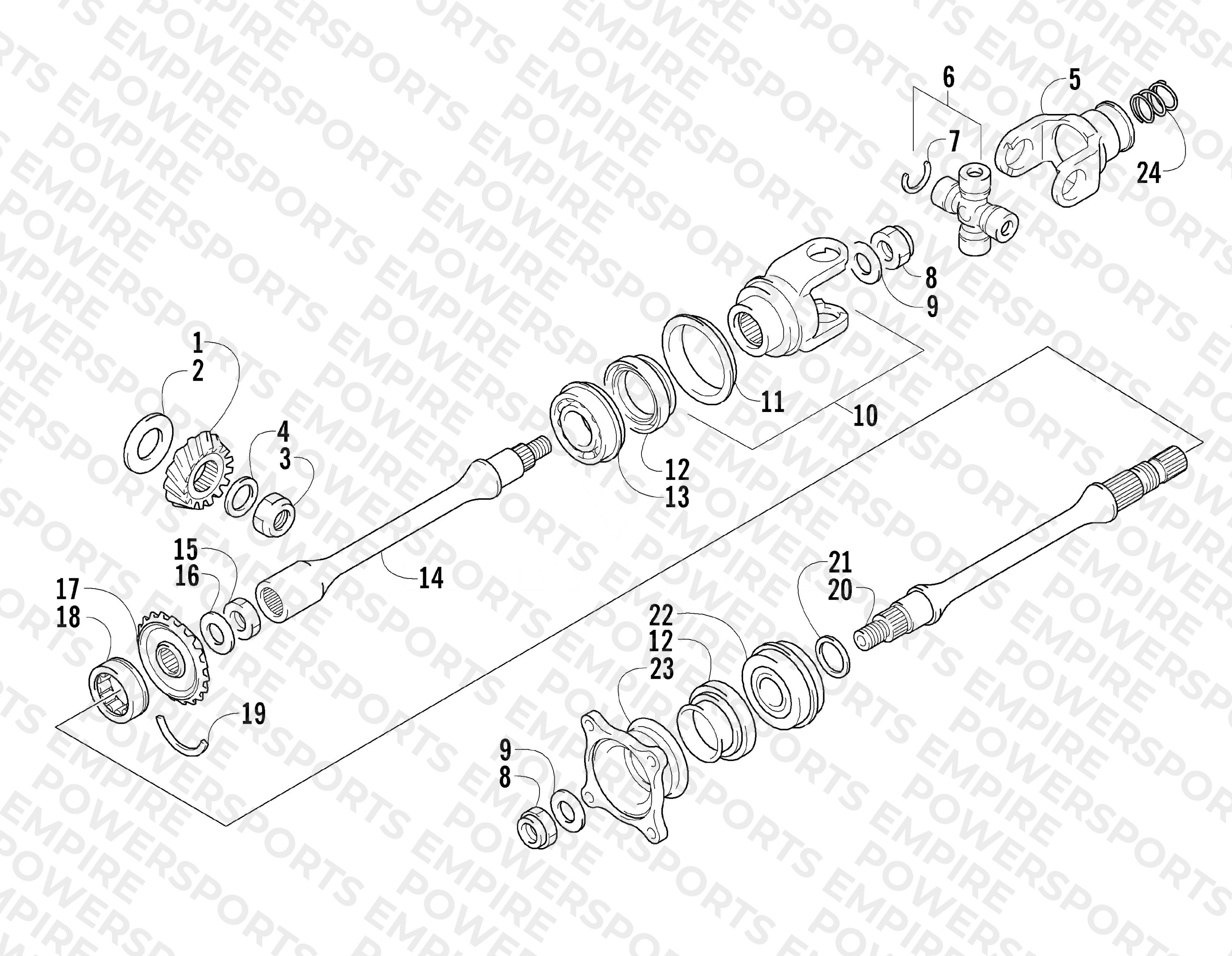 SECONDARY DRIVE ASSEMBLY