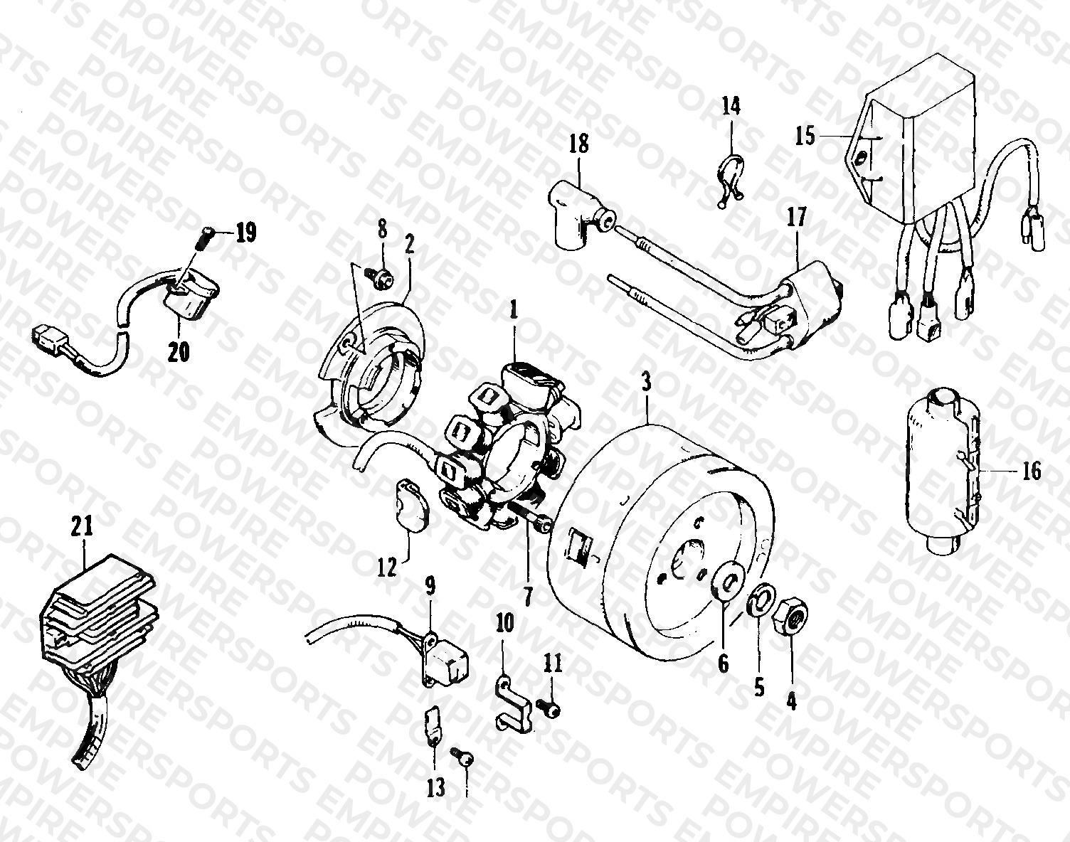 MAGNETO AND ELECTRICAL ASSEMBLY
