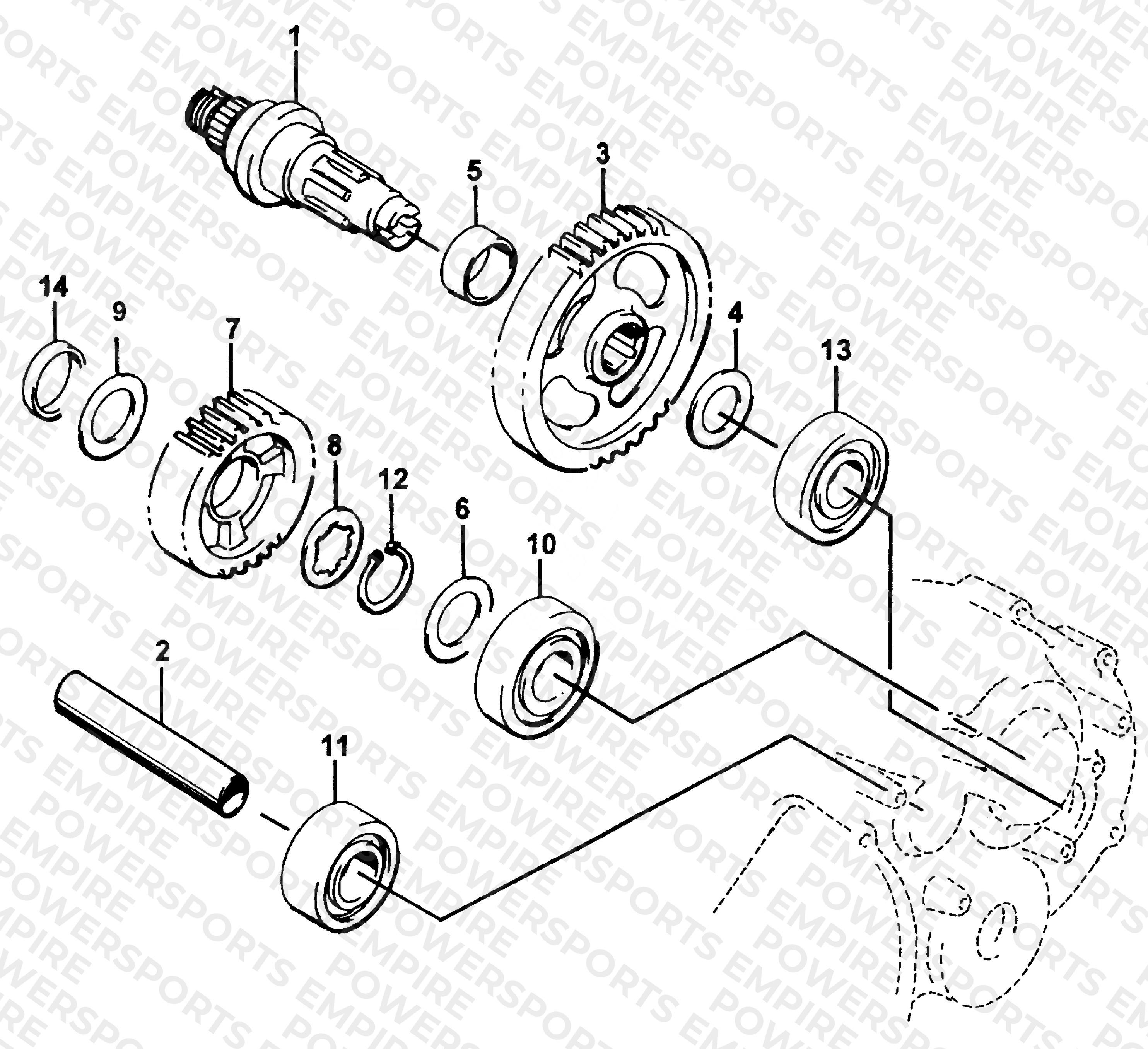SECONDARY TRANSMISSION ASSEMBLY