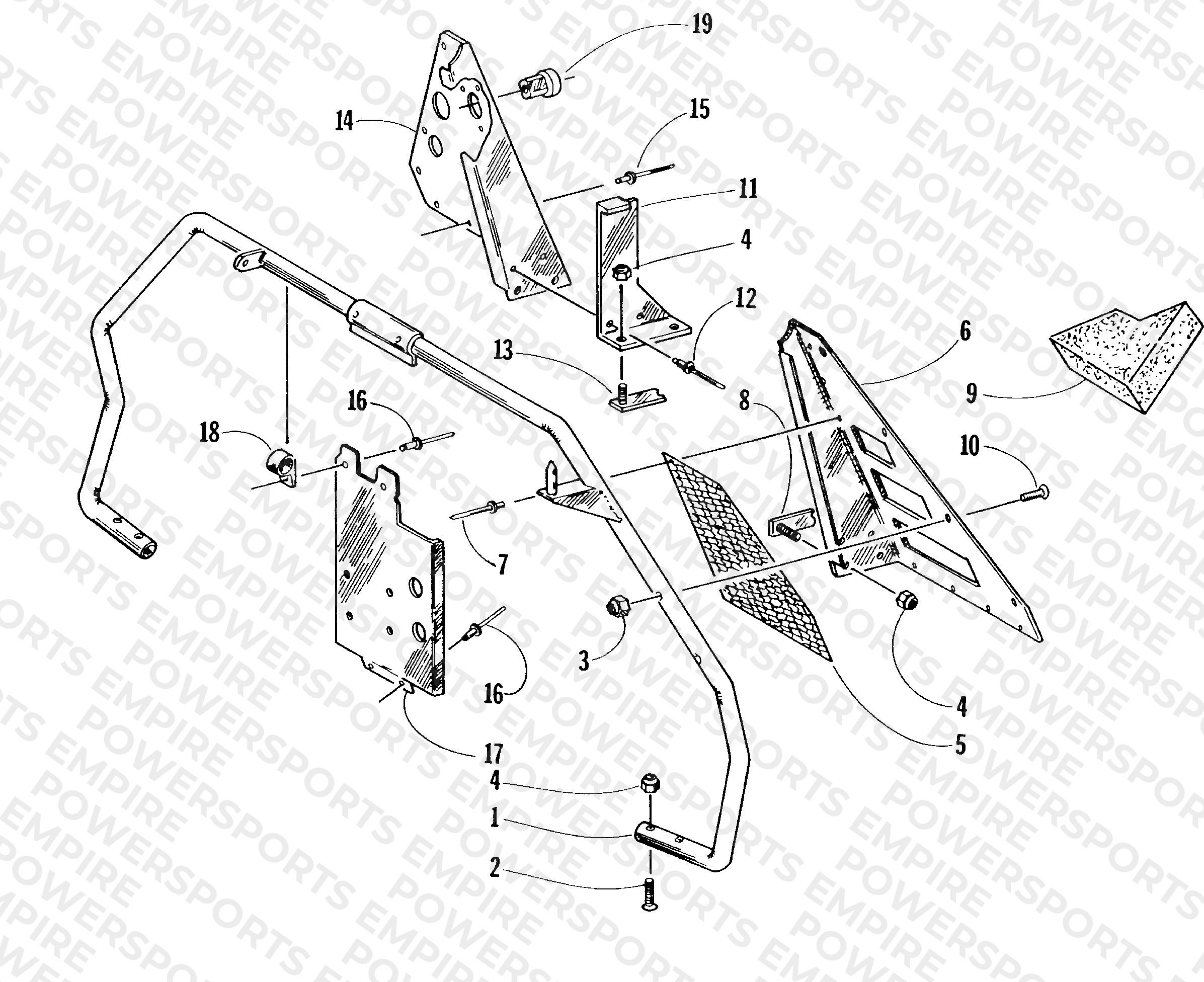 STEERING SUPPORT ASSEMBLY