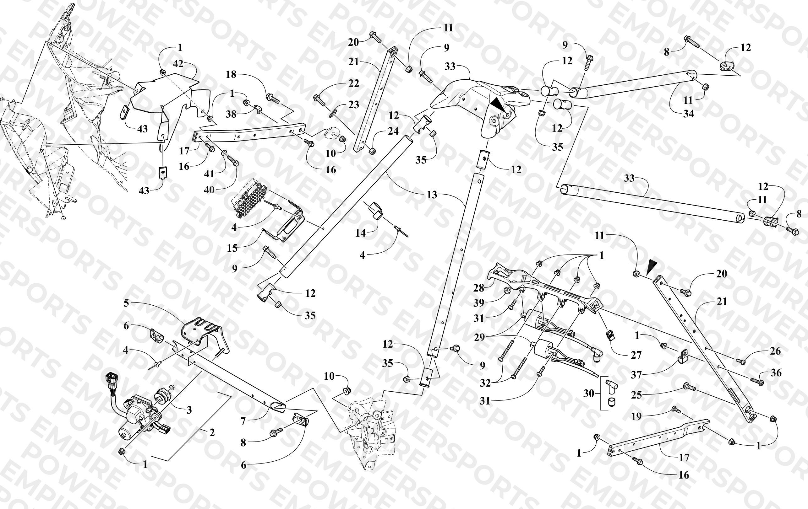 STEERING SUPPORT ASSEMBLY
