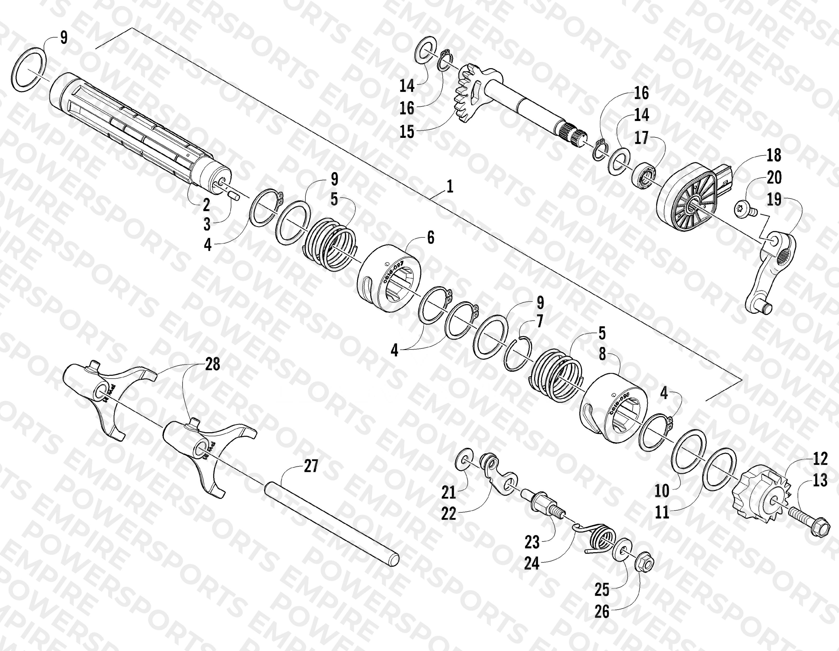 GEAR SHIFTING ASSEMBLY