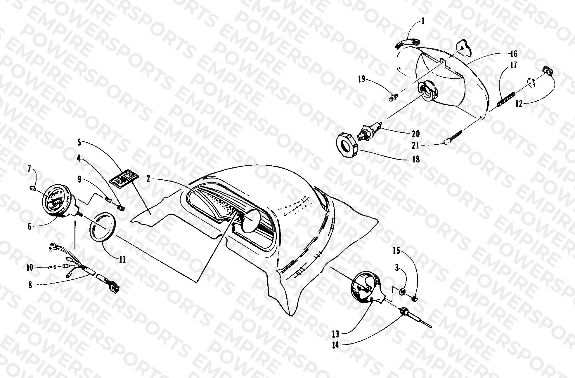 HEADLIGHT AND INSTRUMENT POD