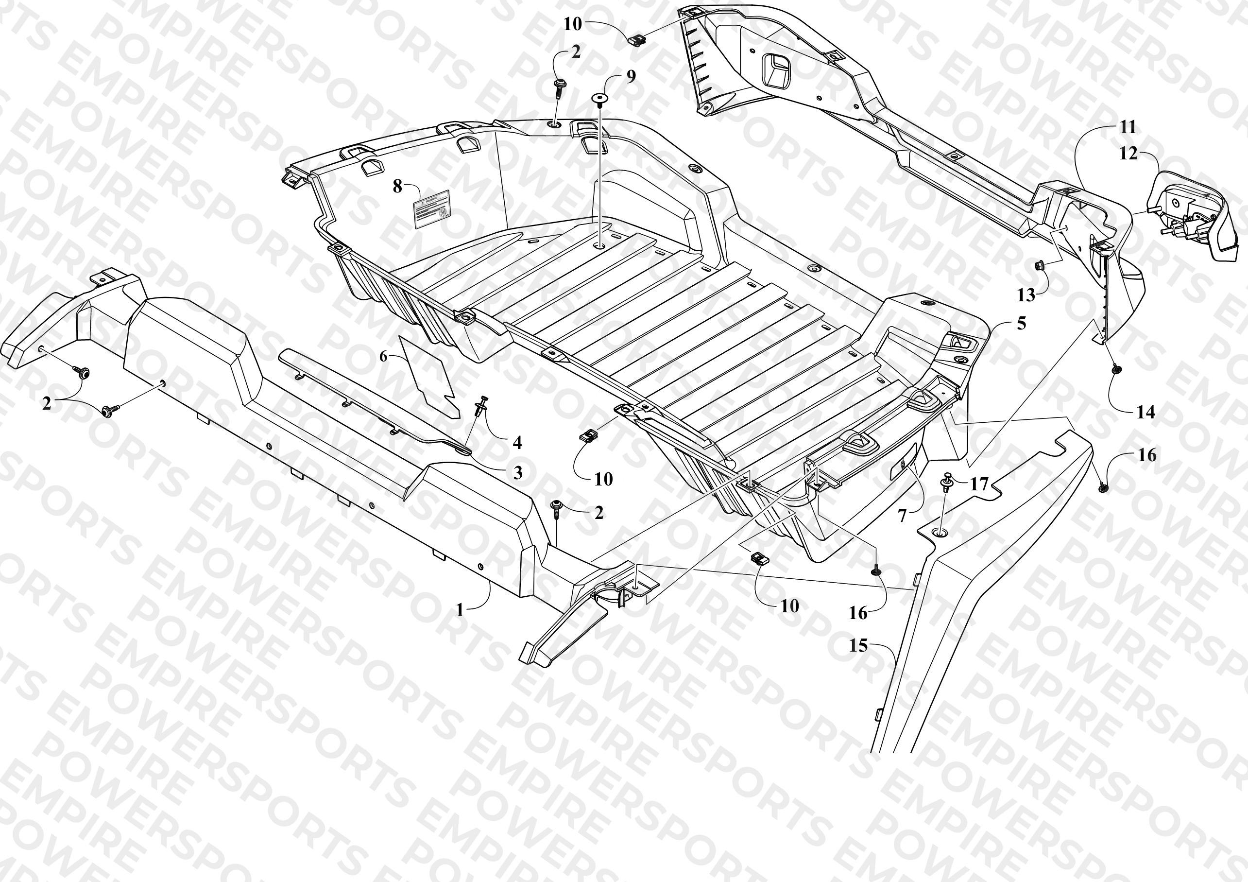 CARGO BOX AND TAILLIGHT ASSEMBLY
