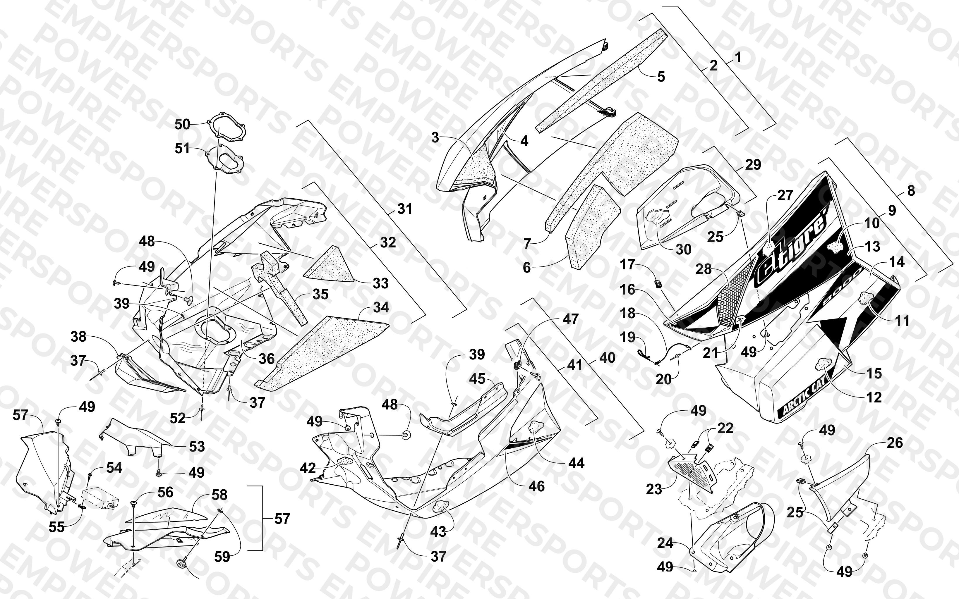 SKID PLATE AND SIDE PANEL ASSEMBLY