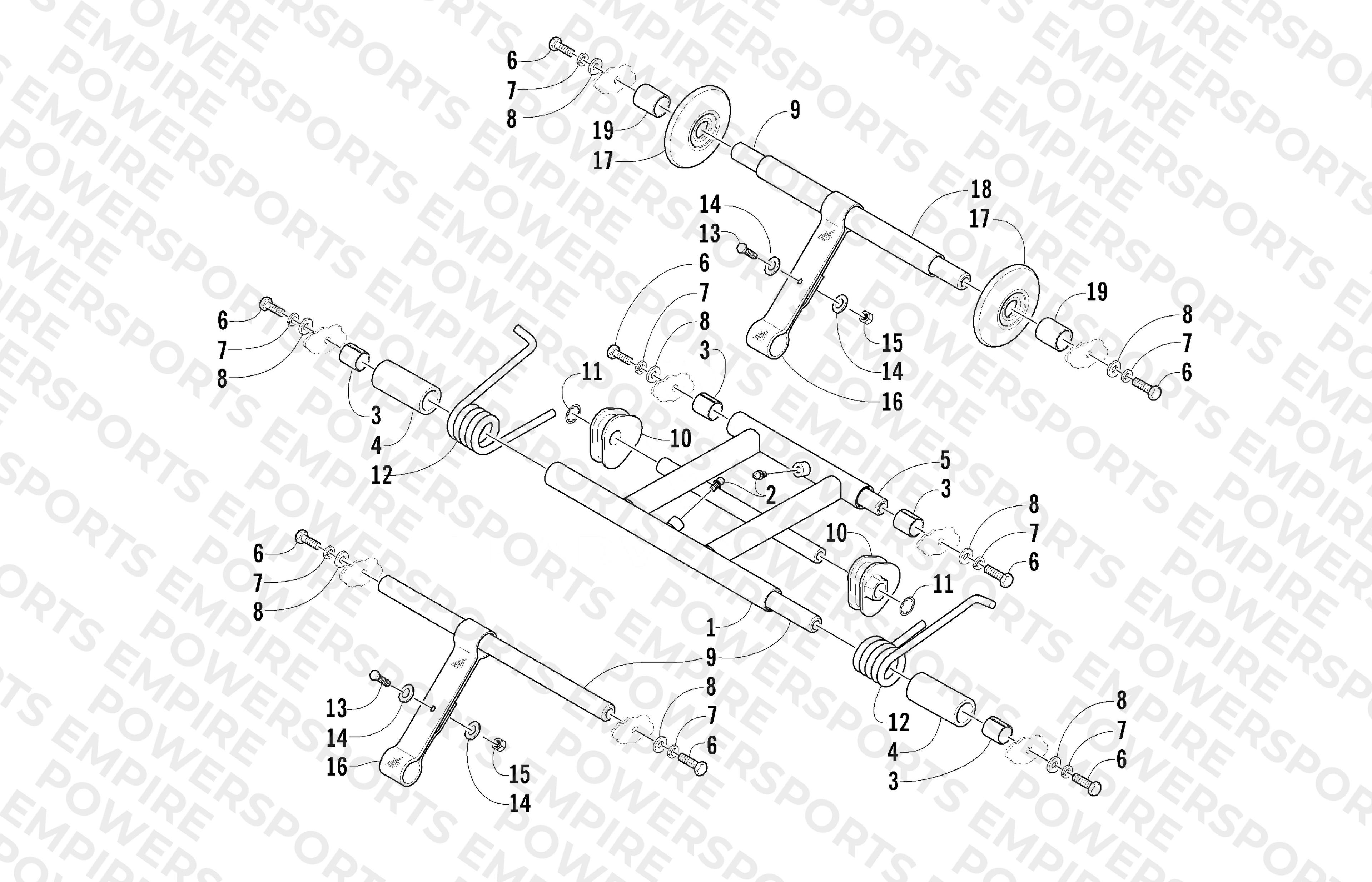 REAR SUSPENSION ARM ASSEMBLY