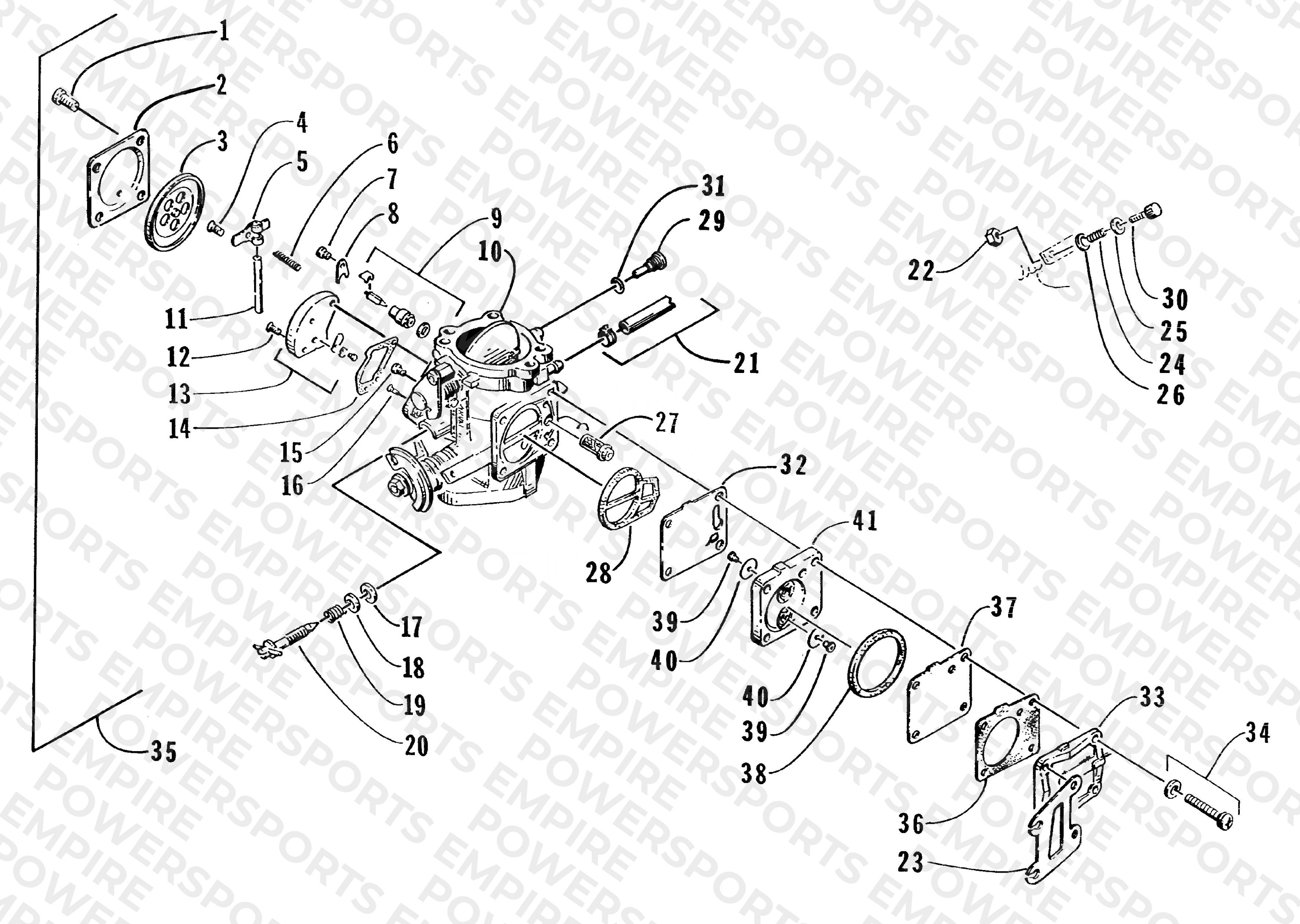 MAGNETO-SIDE CARBURETOR