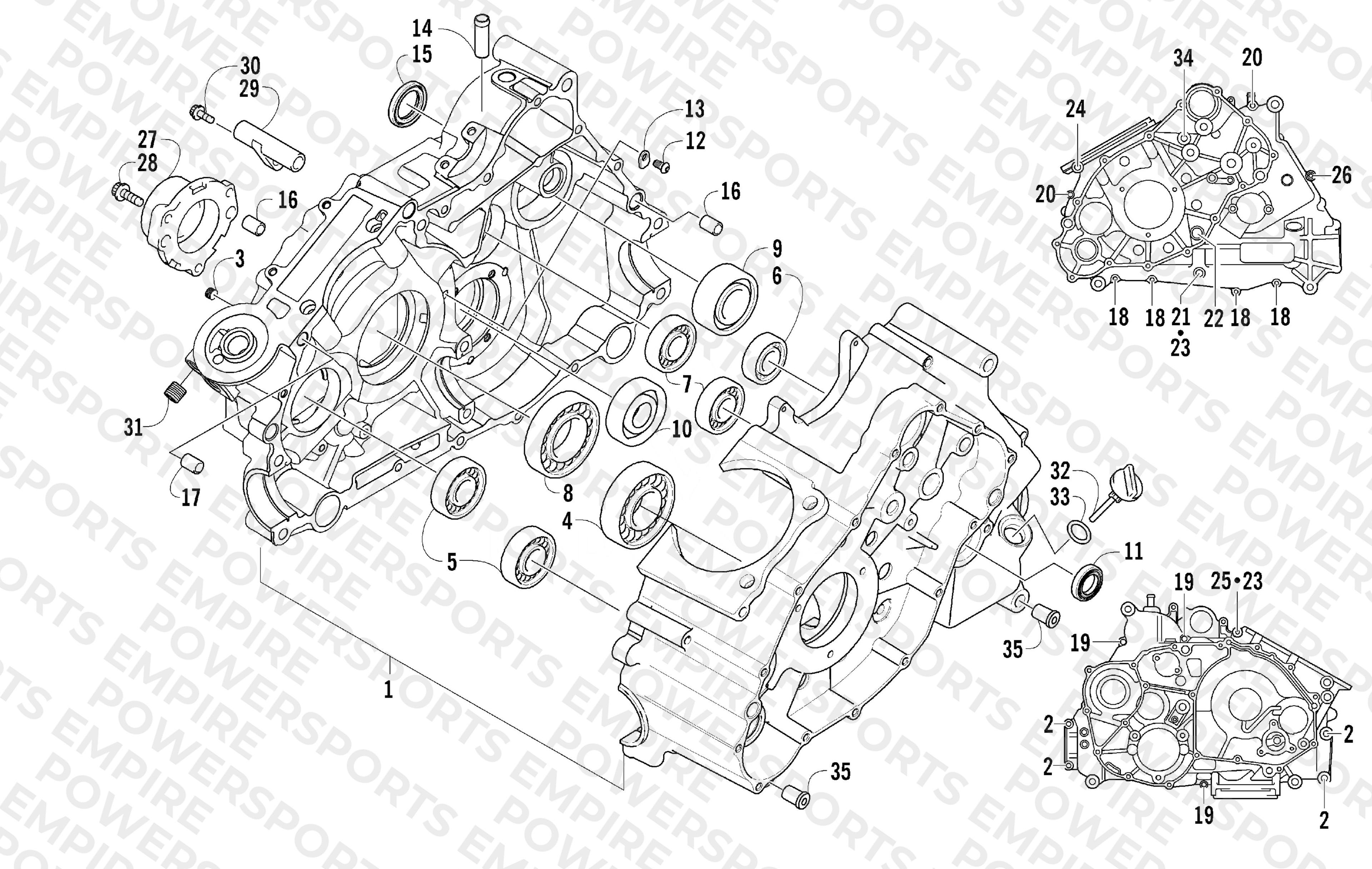 CRANKCASE ASSEMBLY