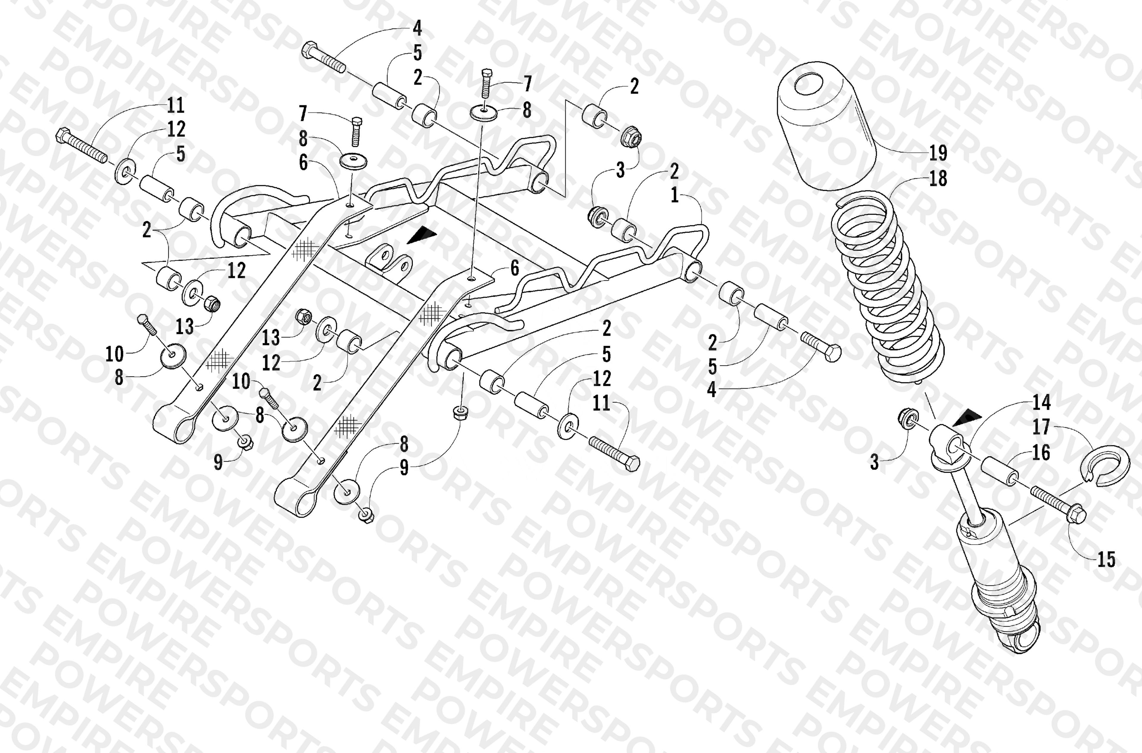 REAR SUSPENSION FRONT ARM ASSEMBLY