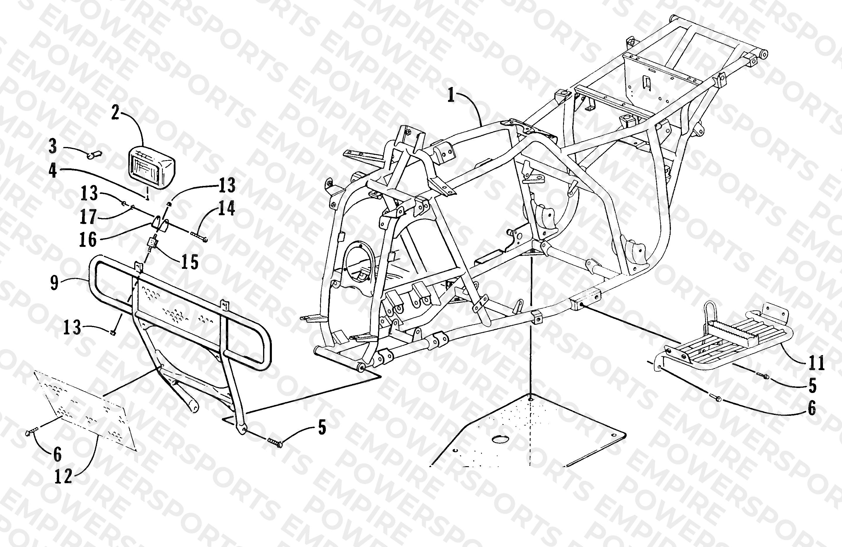 FRAME AND RELATED PARTS