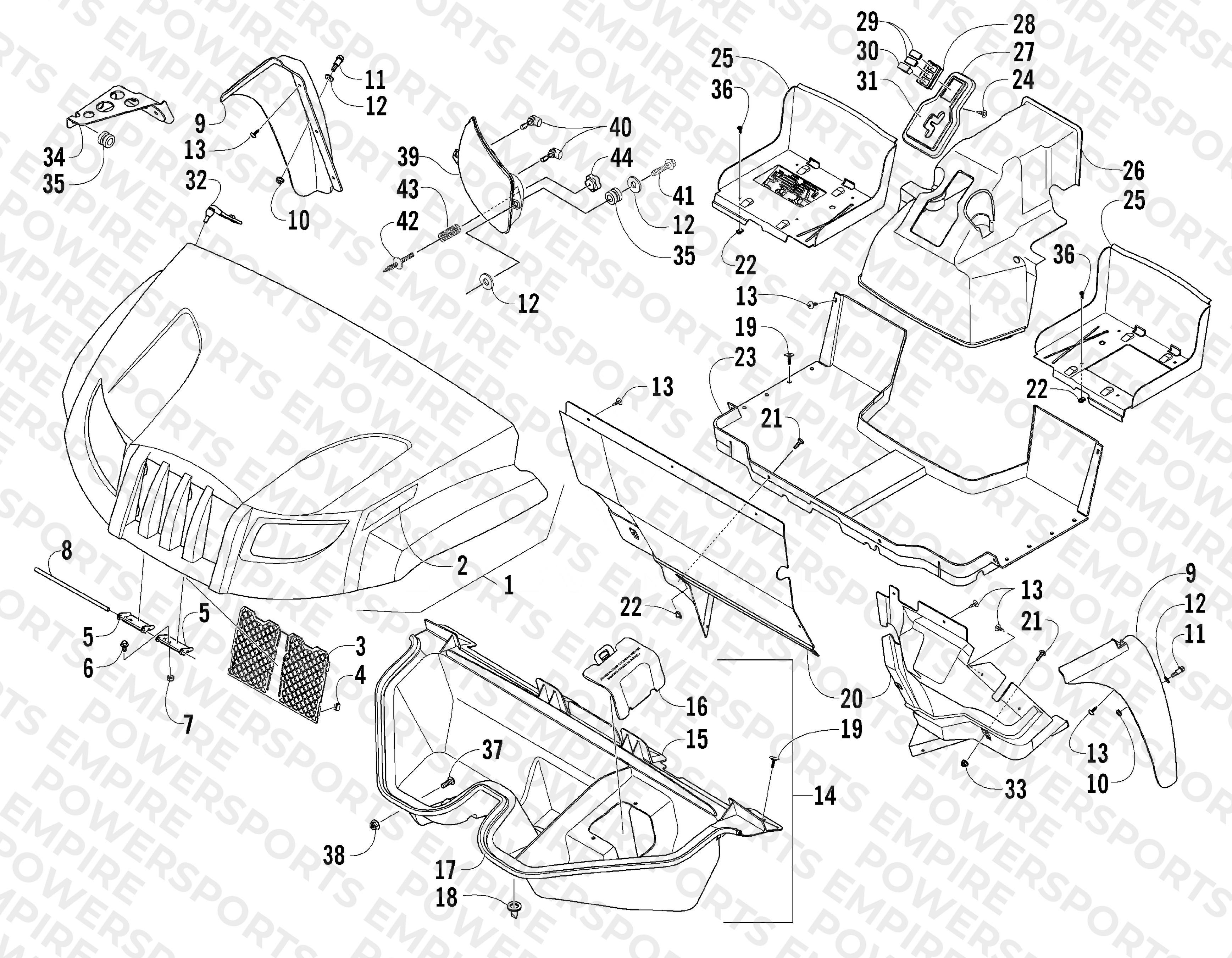 FRONT BODY PANEL ASSEMBLY