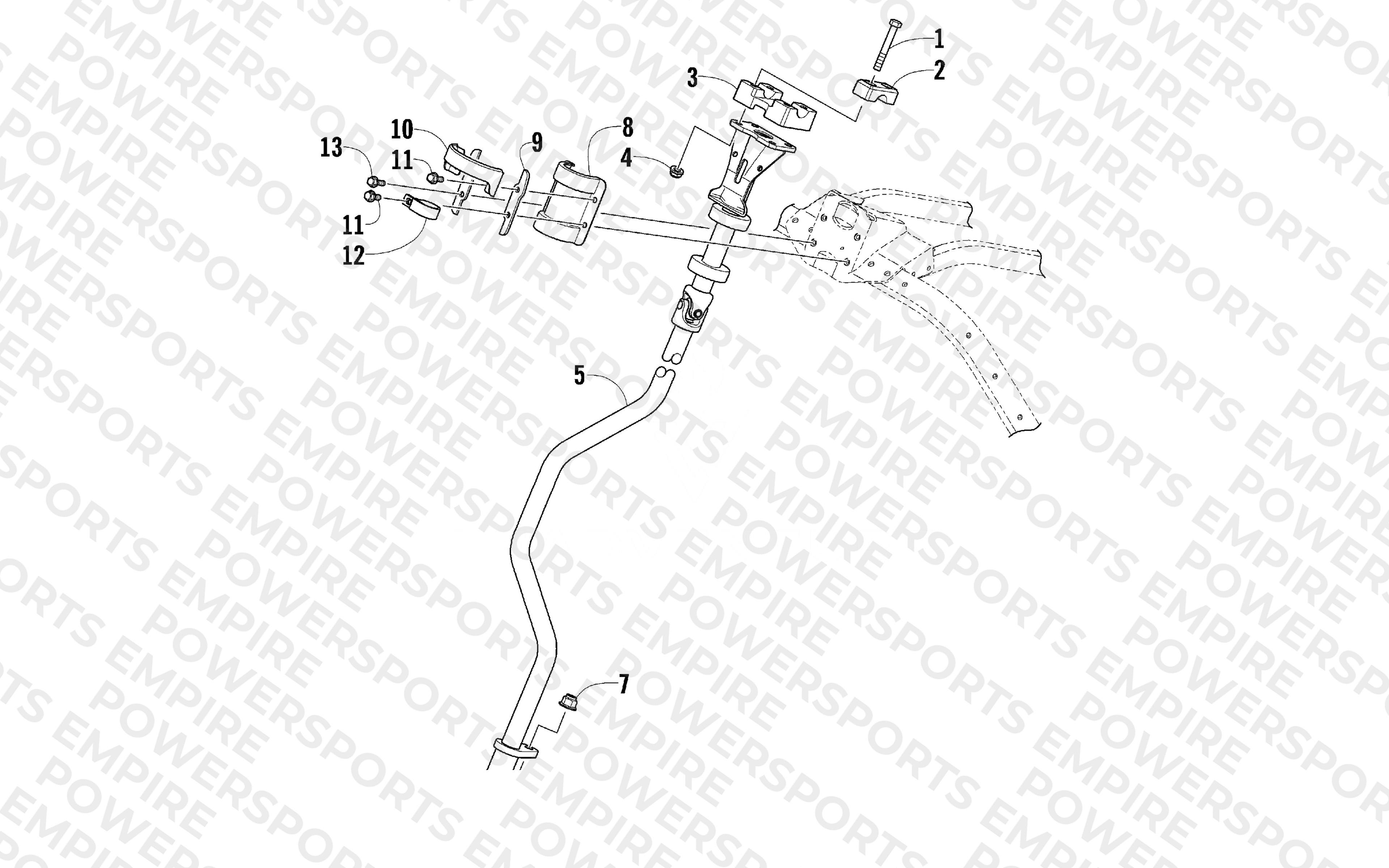 STEERING POST ASSEMBLY