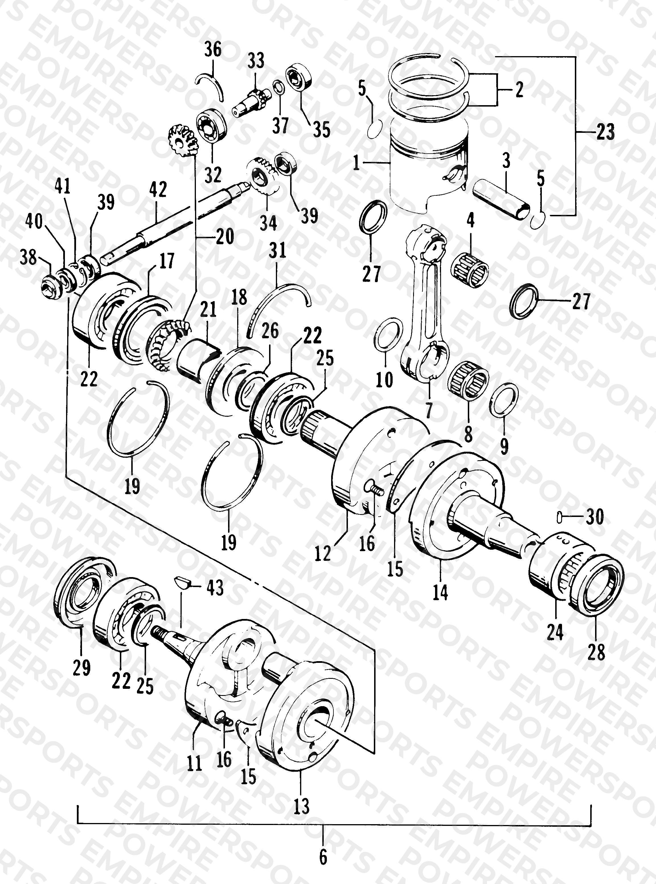 PISTON AND CRANKSHAFT