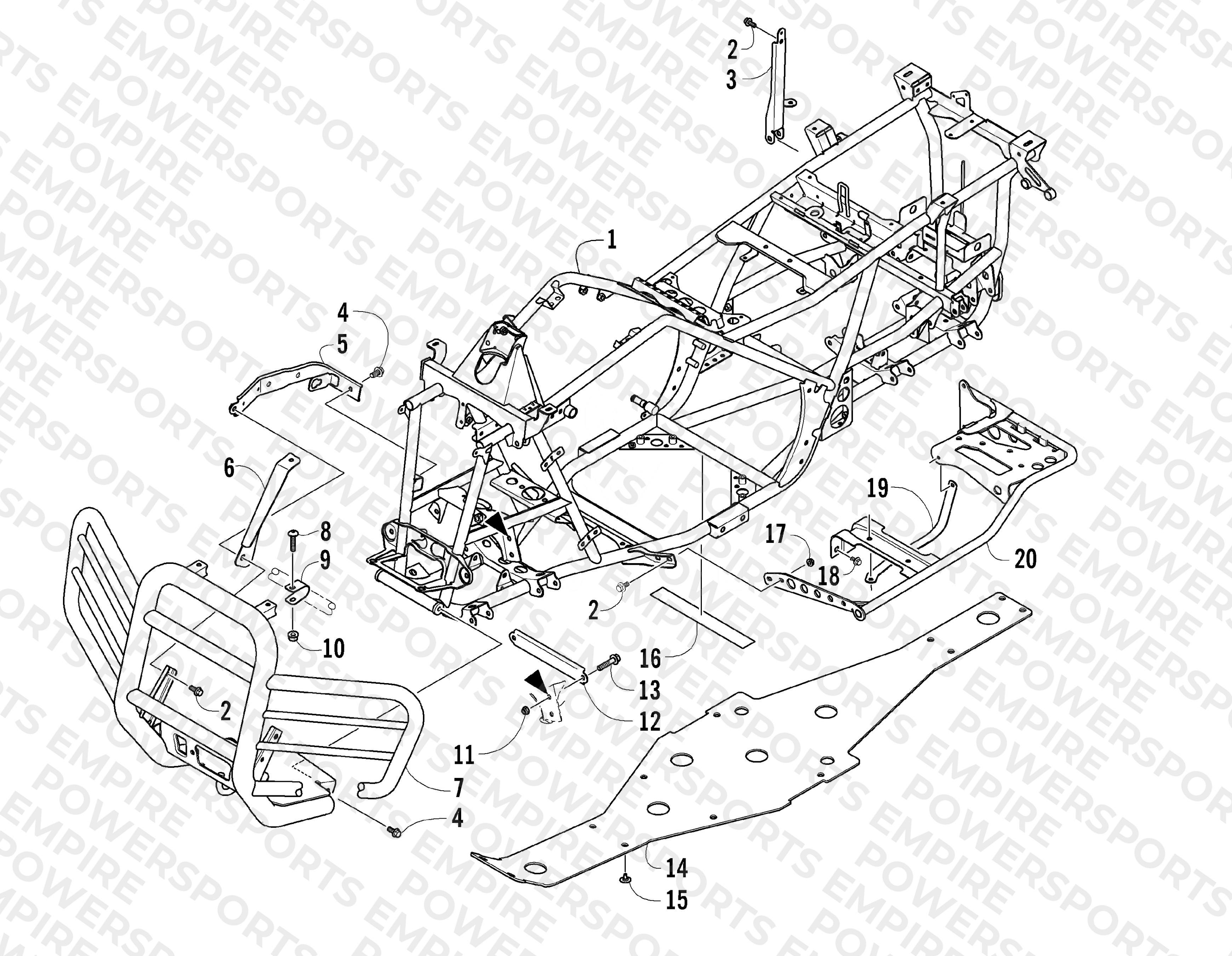 FRAME AND RELATED PARTS