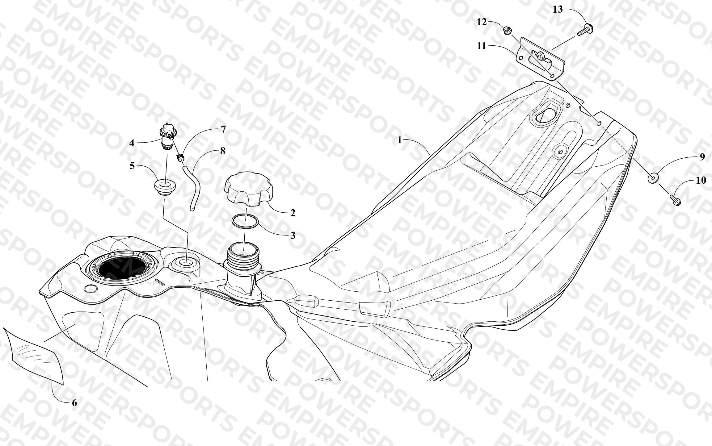 GAS TANK ASSEMBLY