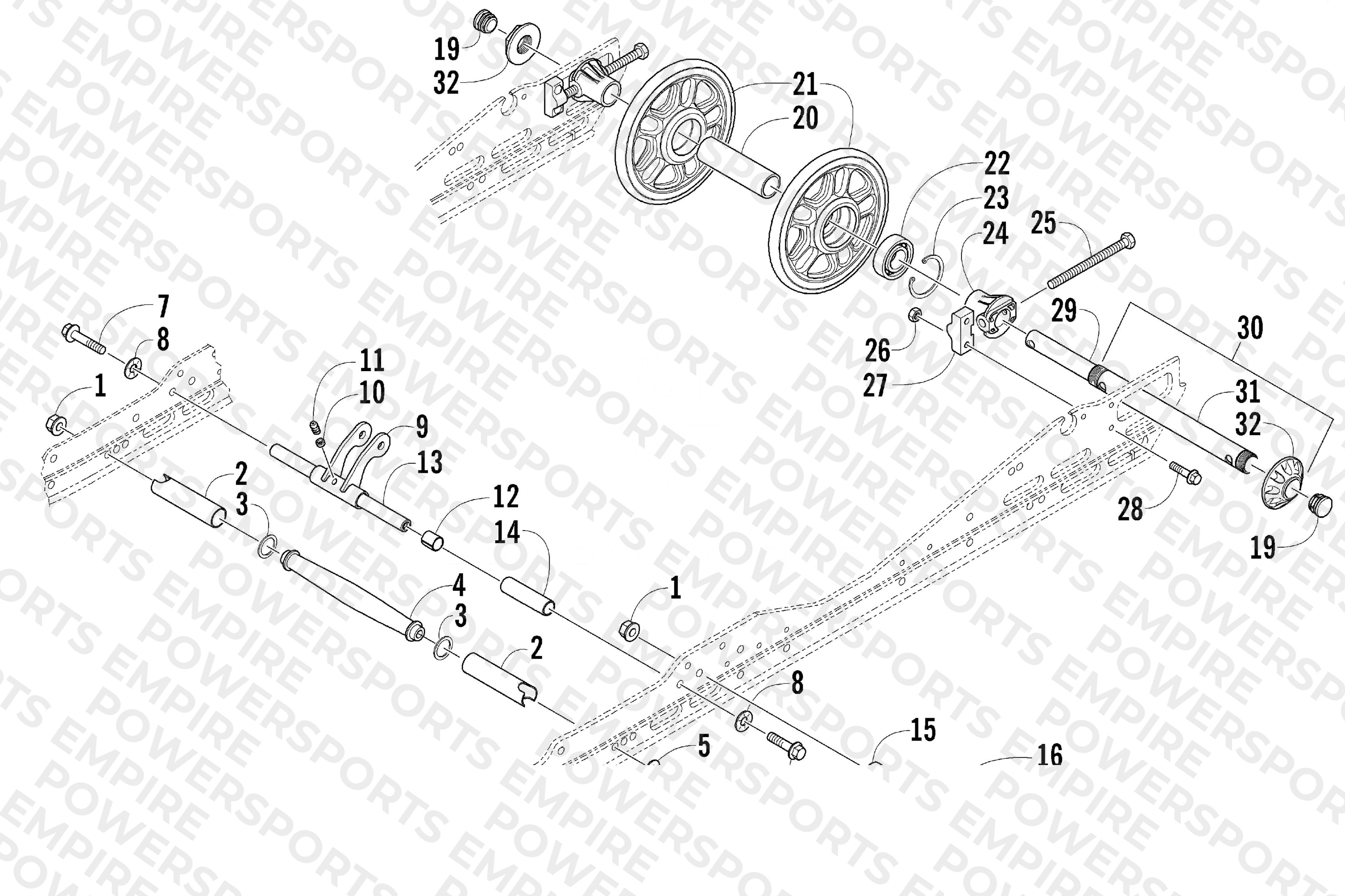 IDLER WHEEL ASSEMBLY