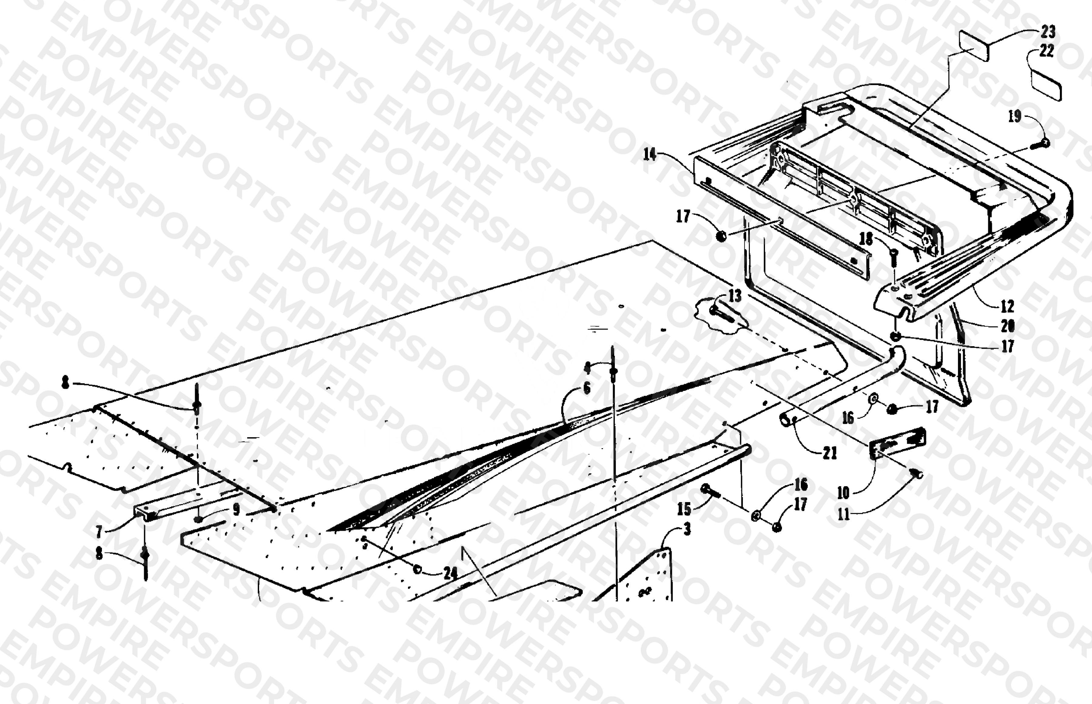 TUNNEL AND REAR BUMPER