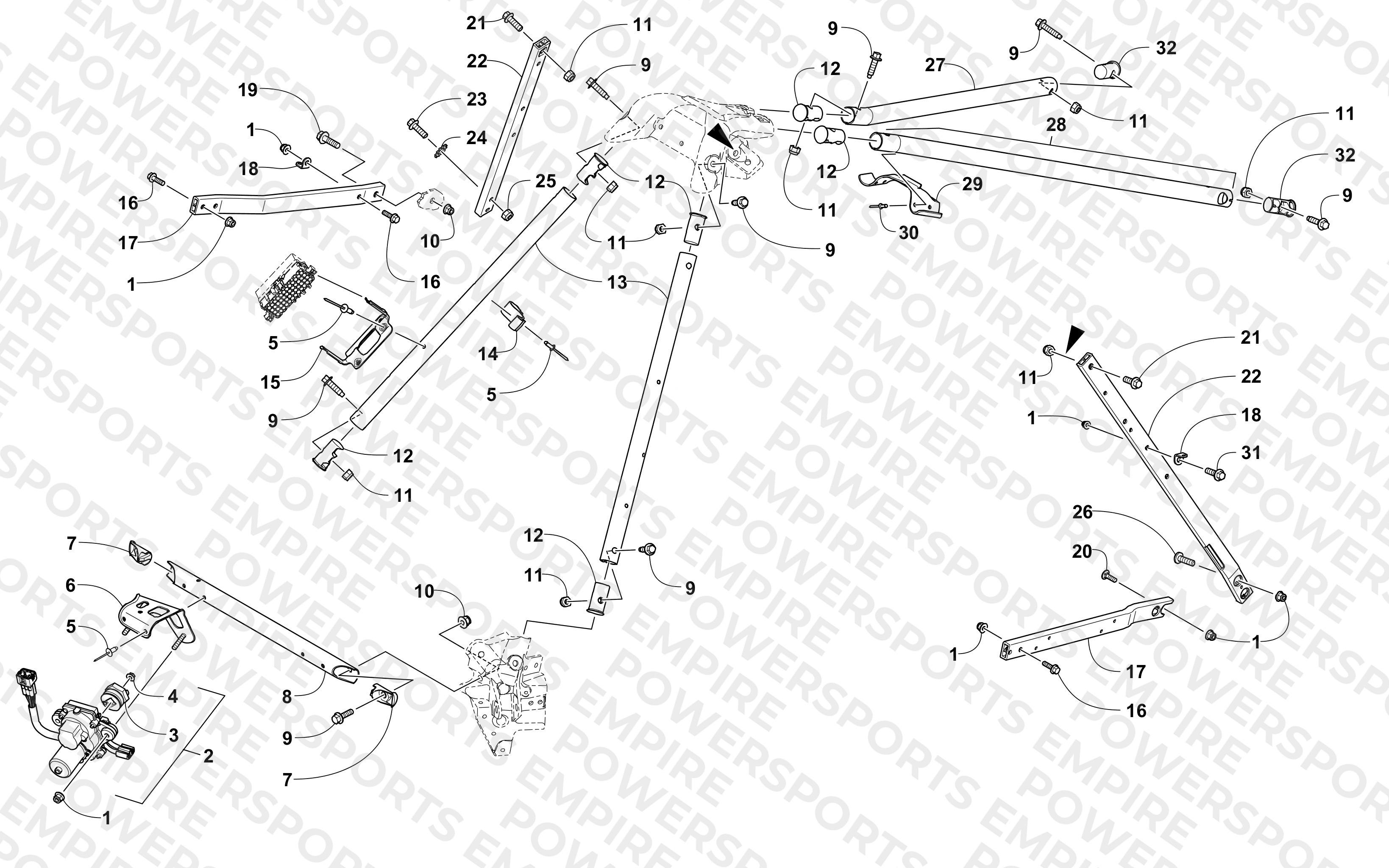 STEERING SUPPORT ASSEMBLY