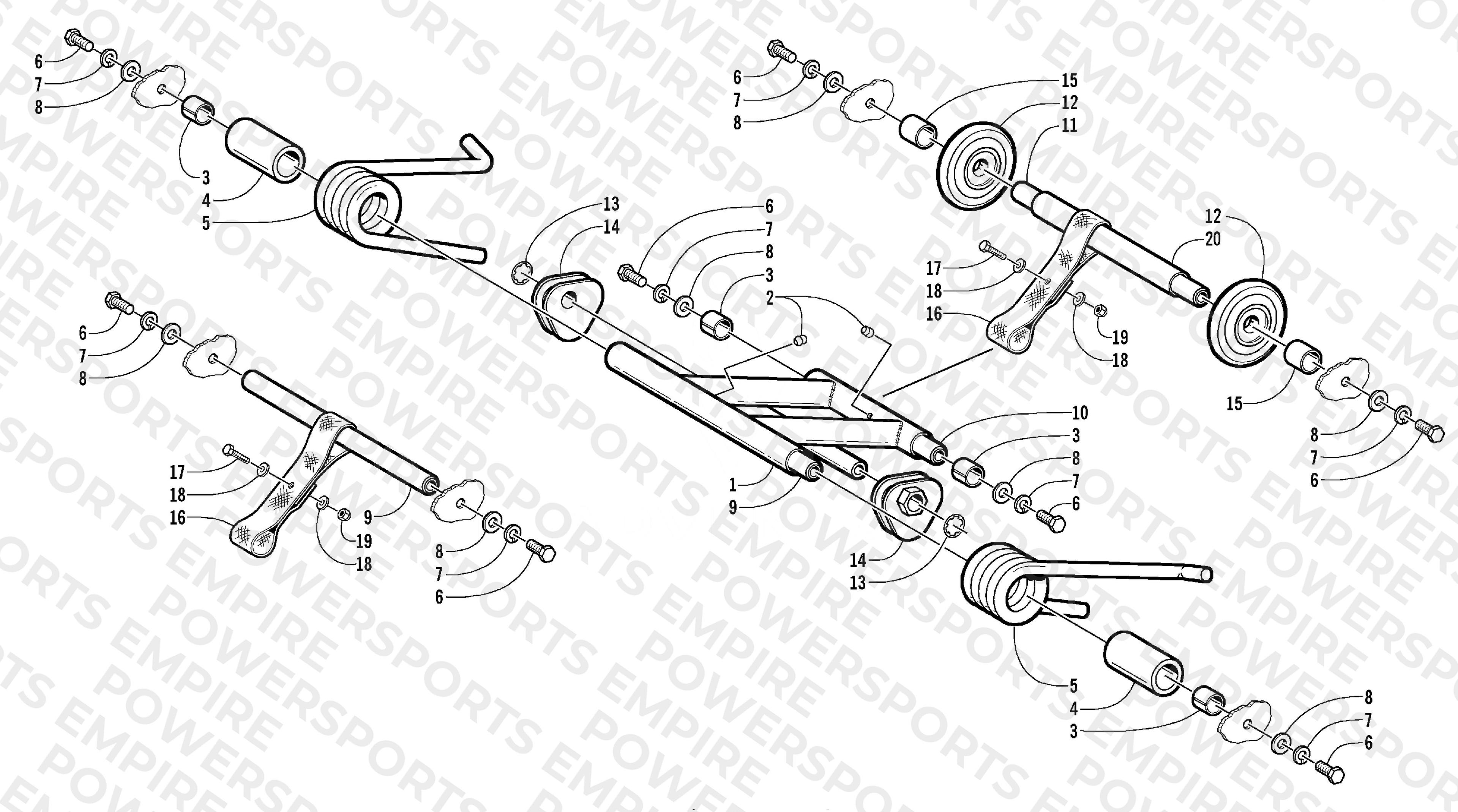 REAR SUSPENSION ARM ASSEMBLY
