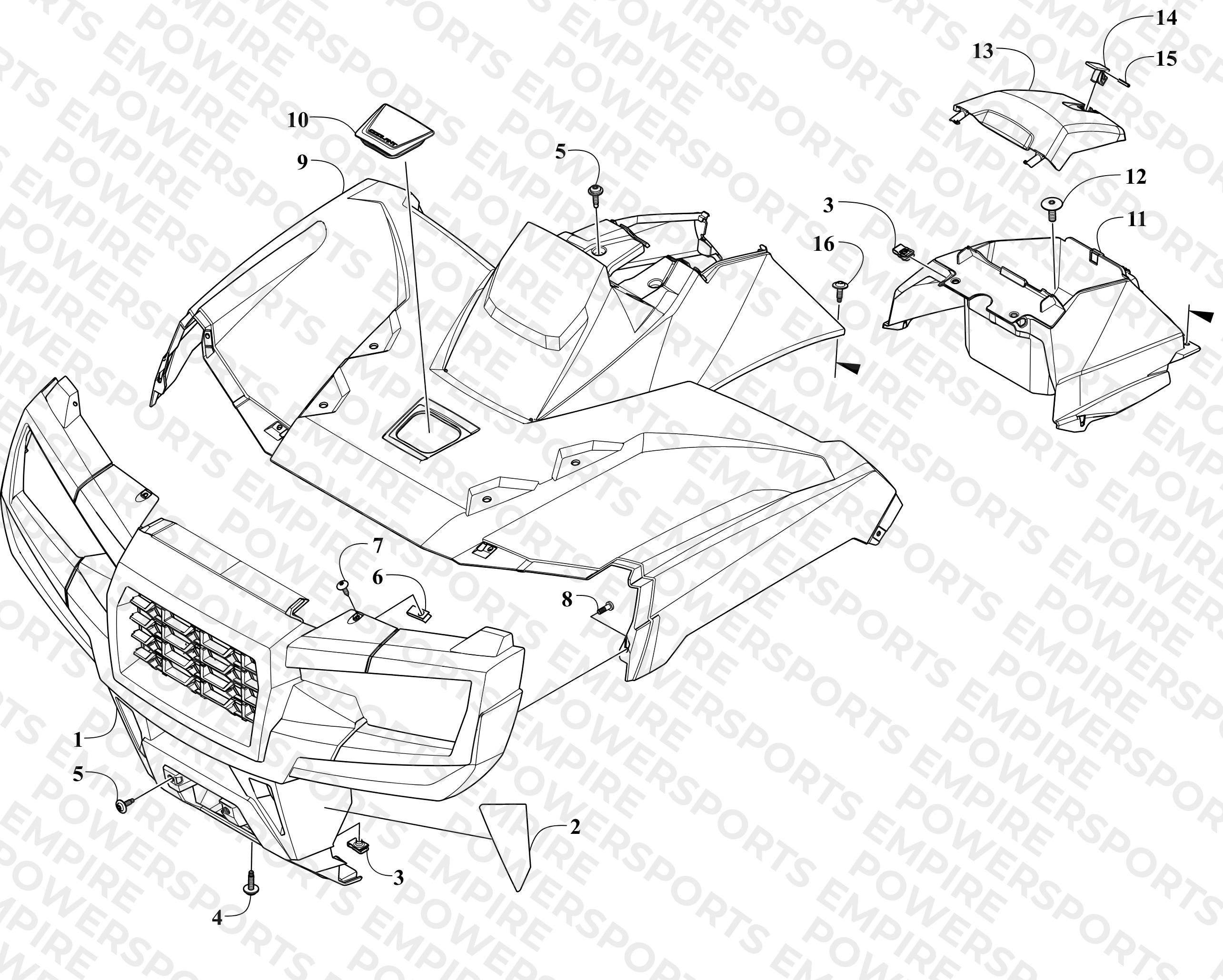 FRONT BODY PANEL ASSEMBLY