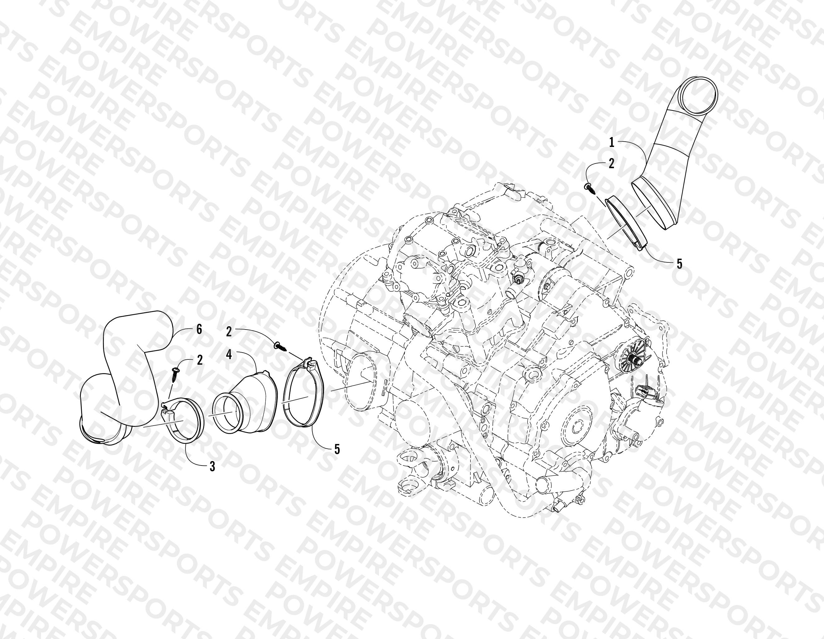 CASE/BELT COOLING ASSEMBLY
